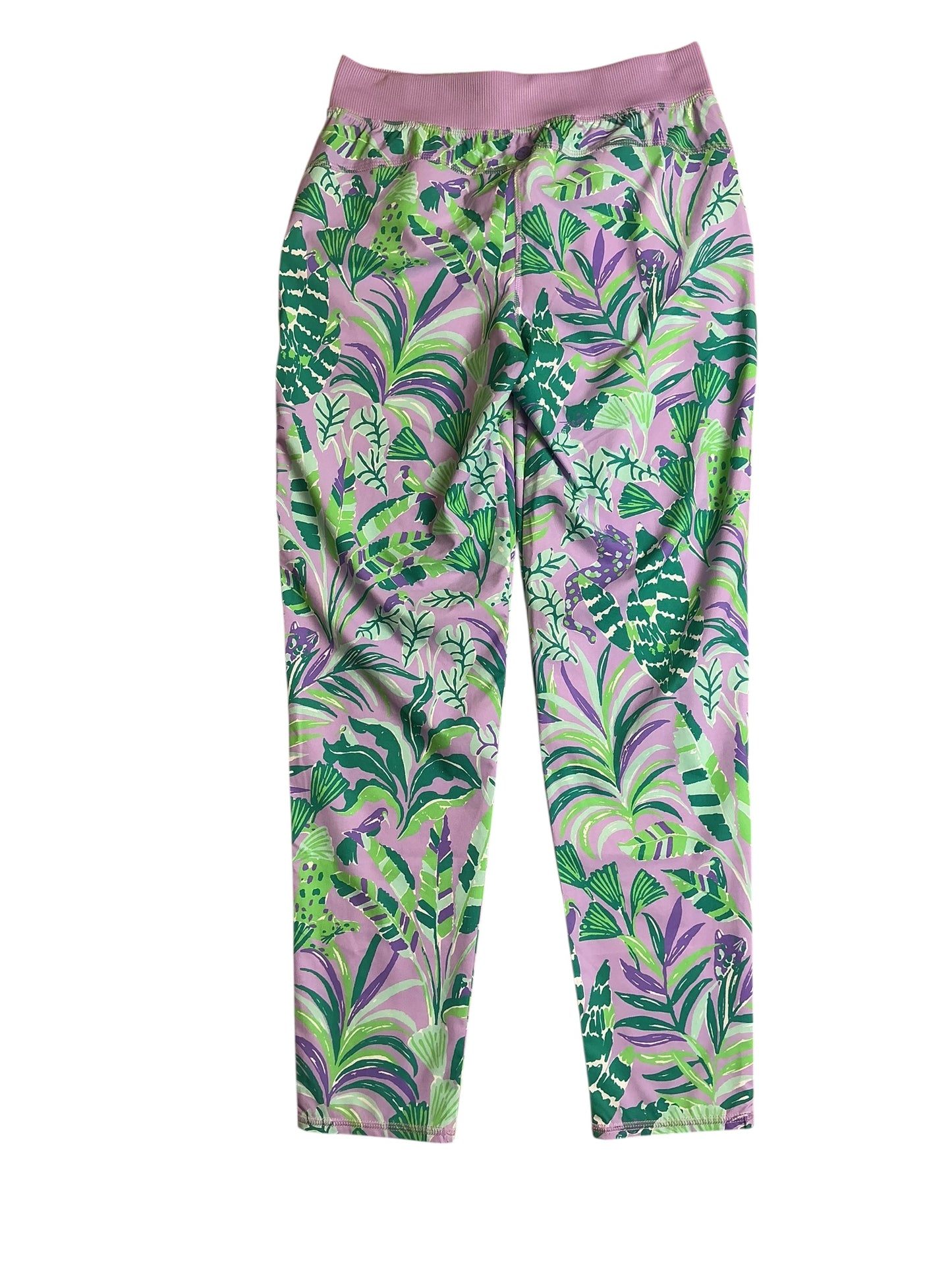 Lilly Pulitzer Run Around Pant UPF 50+ - Purple Iris On The Chase - Size XS