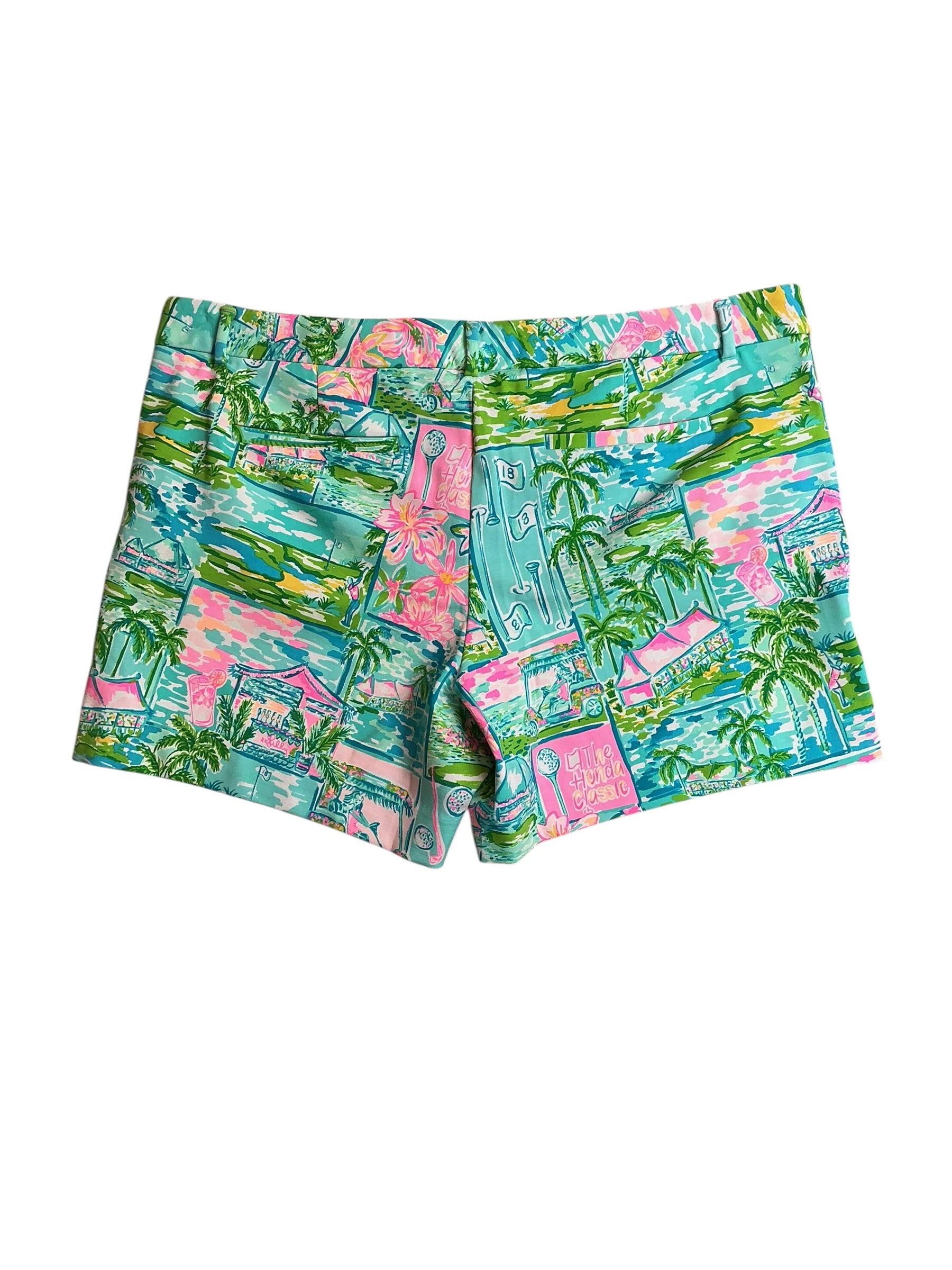 Lilly Pulitzer NWT Callahan Knit Short - Multi Honda Classic - Size 16