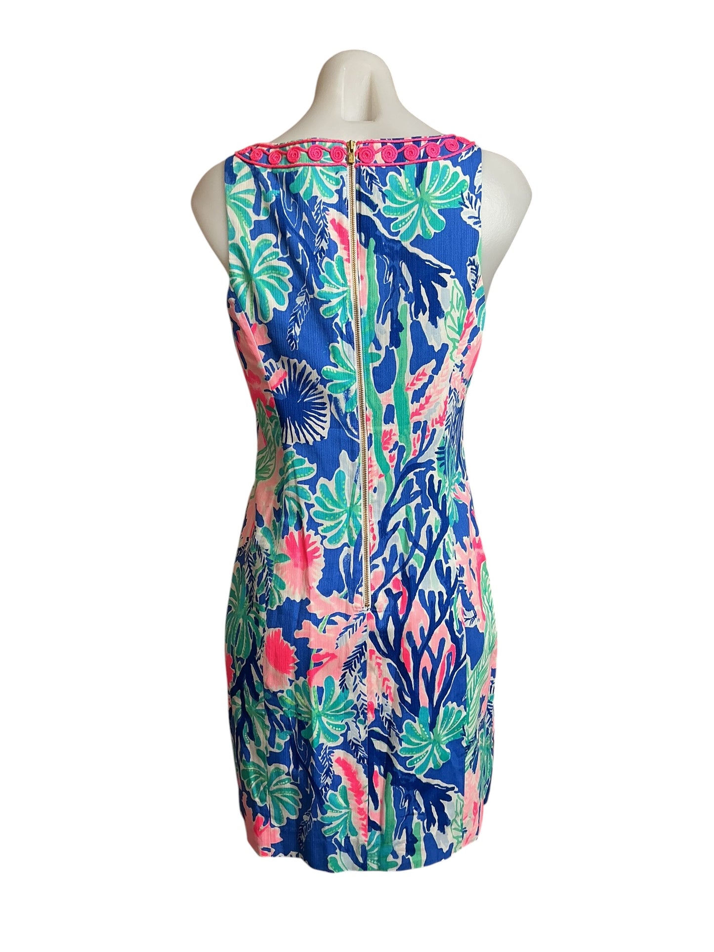 Lilly Pulitzer NWT Gabby Shift Dress Multi Jet Stream - Size 4
