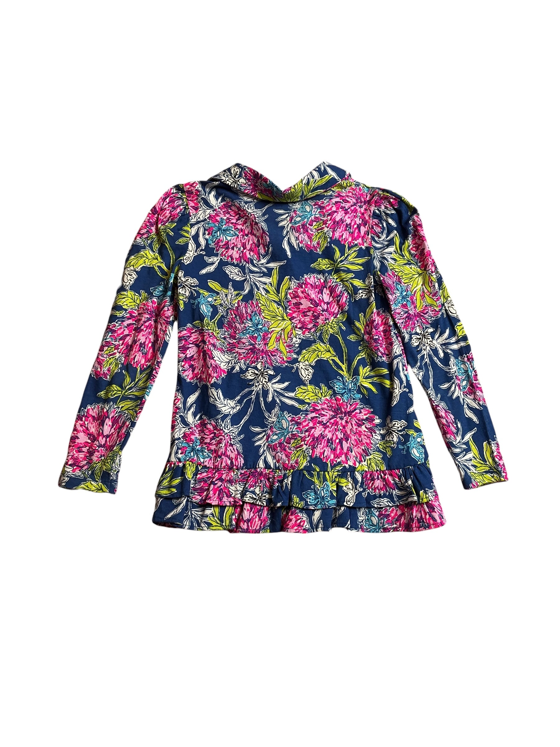 Lilly Pulitzer Girls Penelope Tunic Multi Dahlia Licious - Size S (4-5)