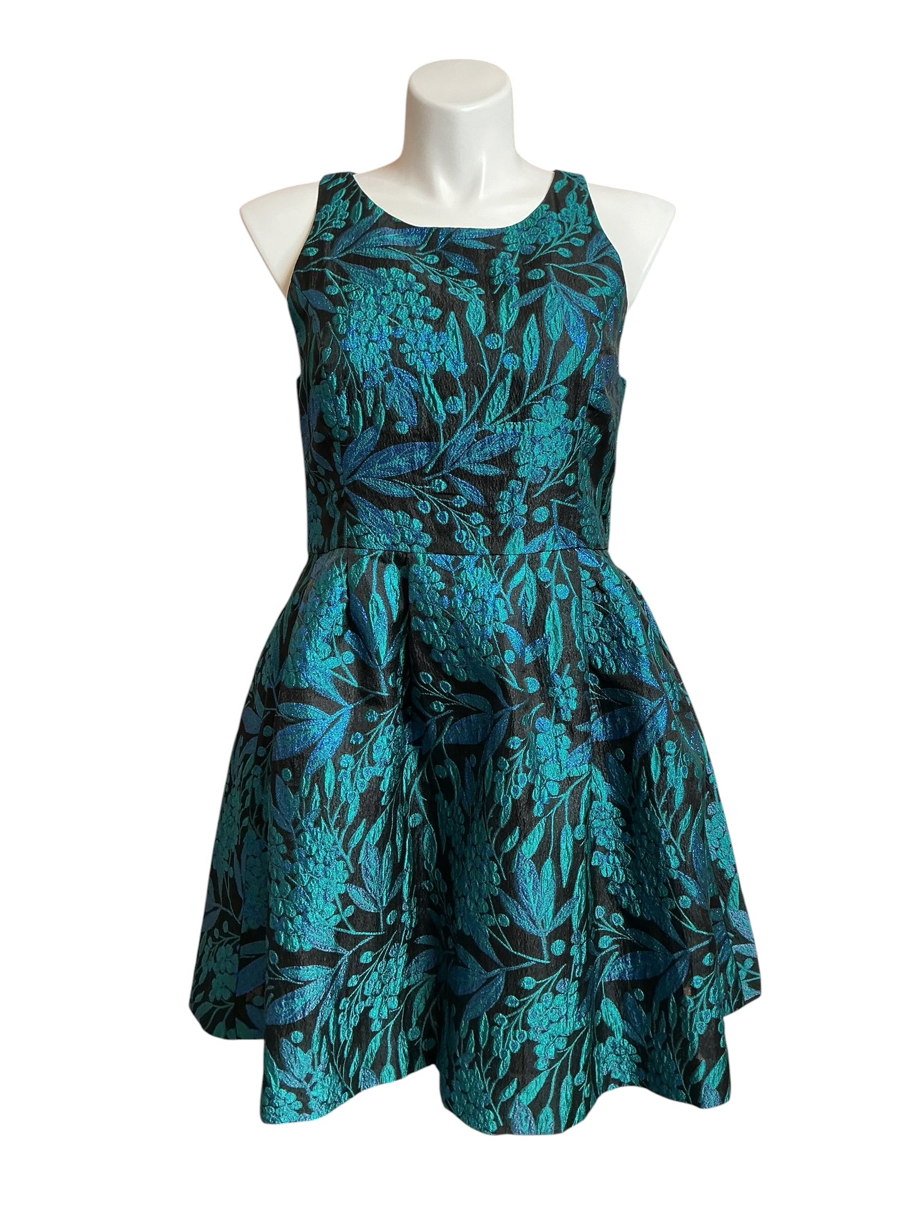 Lilly Pulitzer NWT Jollian Brocade Dress Deep Lagoon Berry Wild Metallic - Size 14