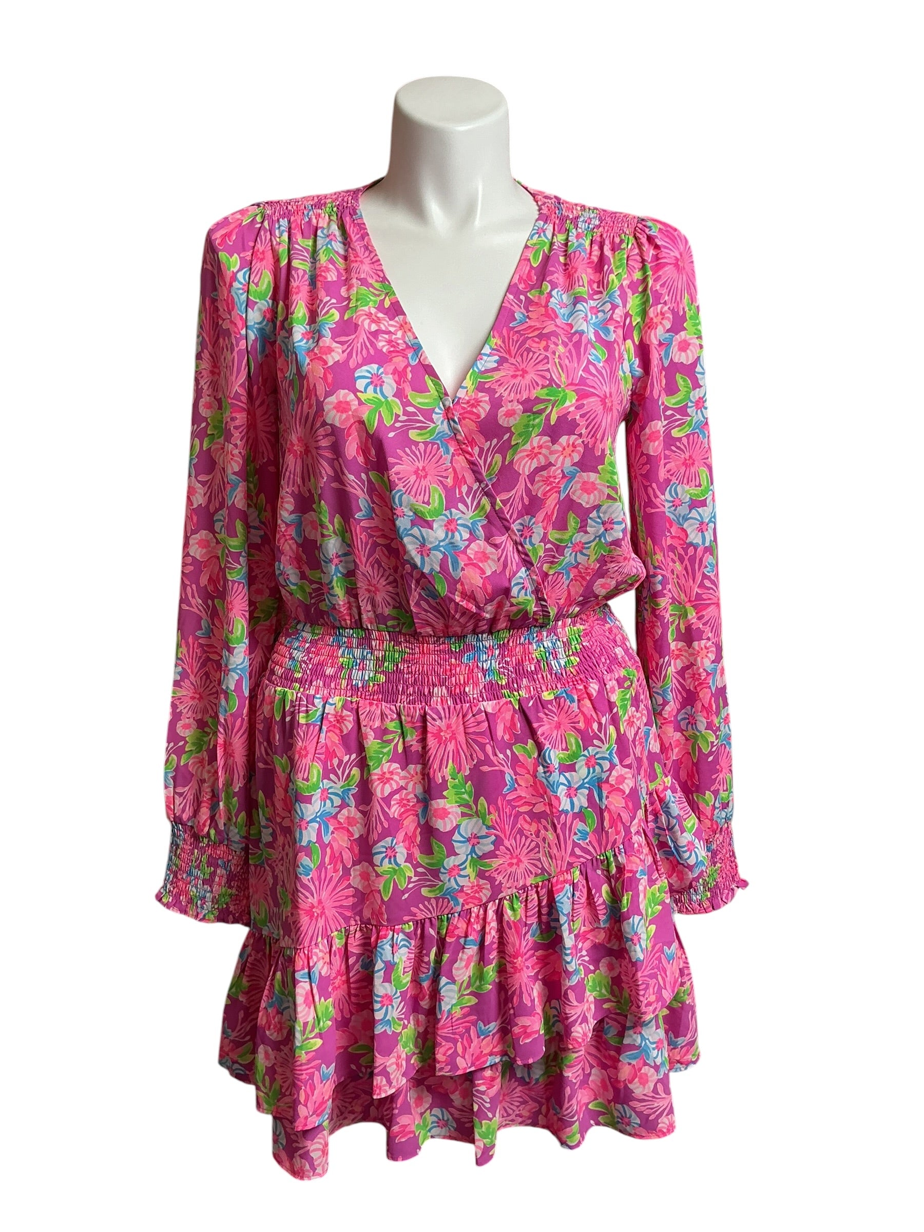 Lilly Pulitzer NWT Christiana Stretch Dress Amethyst Moms The Word - Size 14