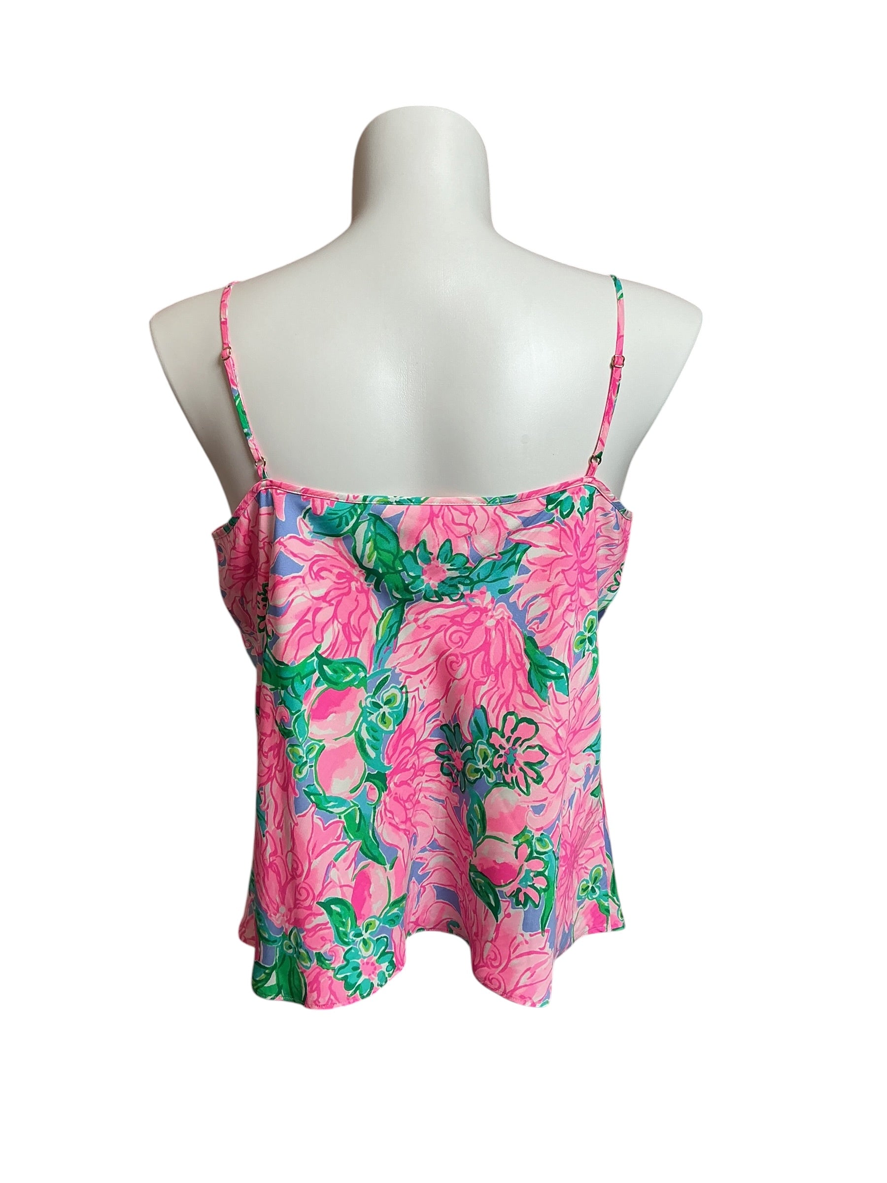 Lilly Pulitzer Bobbie Top Try Your Zest Pink Blossom - Size XL