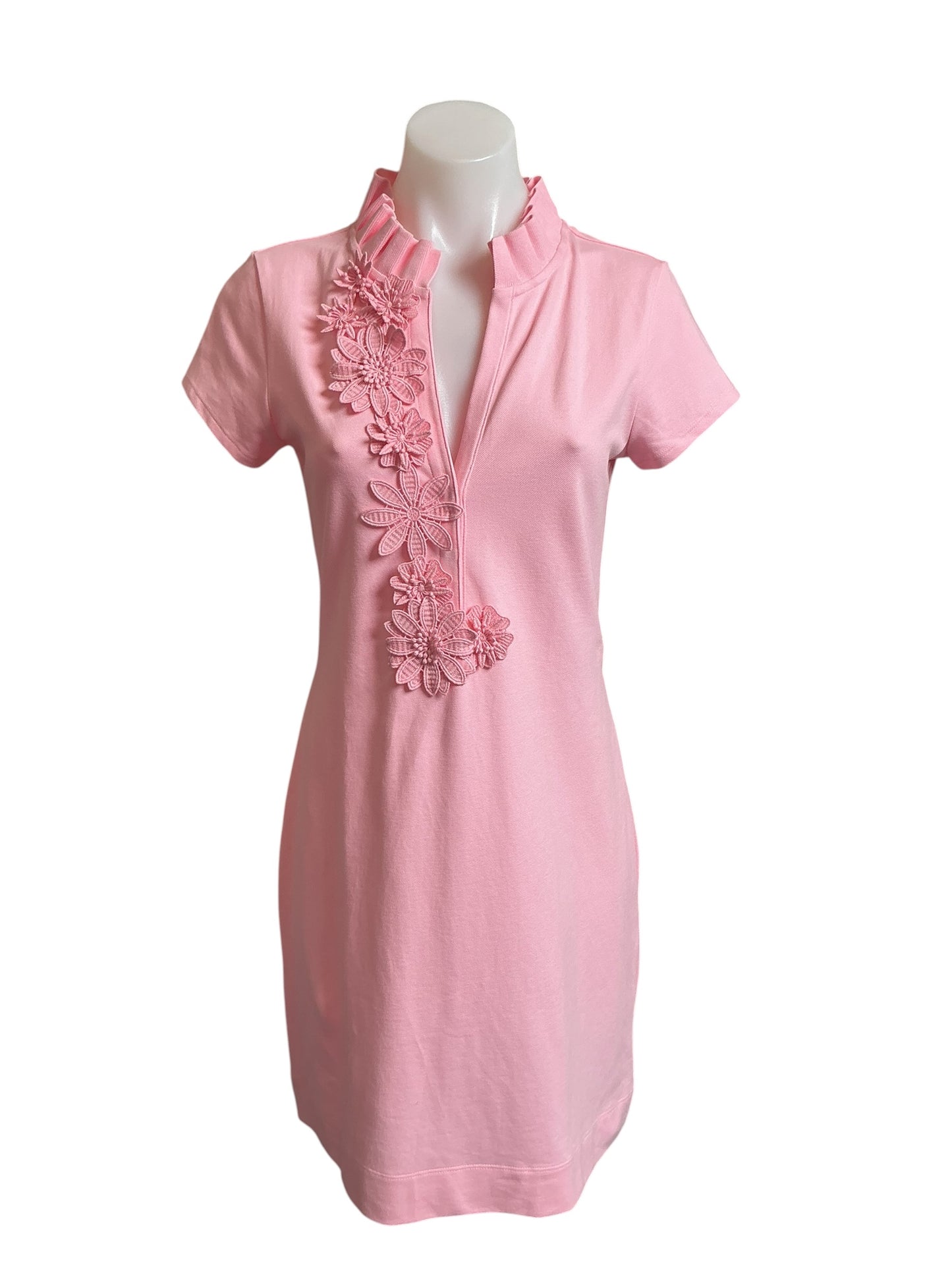 Lilly Pulitzer NWT Clary Polo Dress Coral Reef Tint - Size S