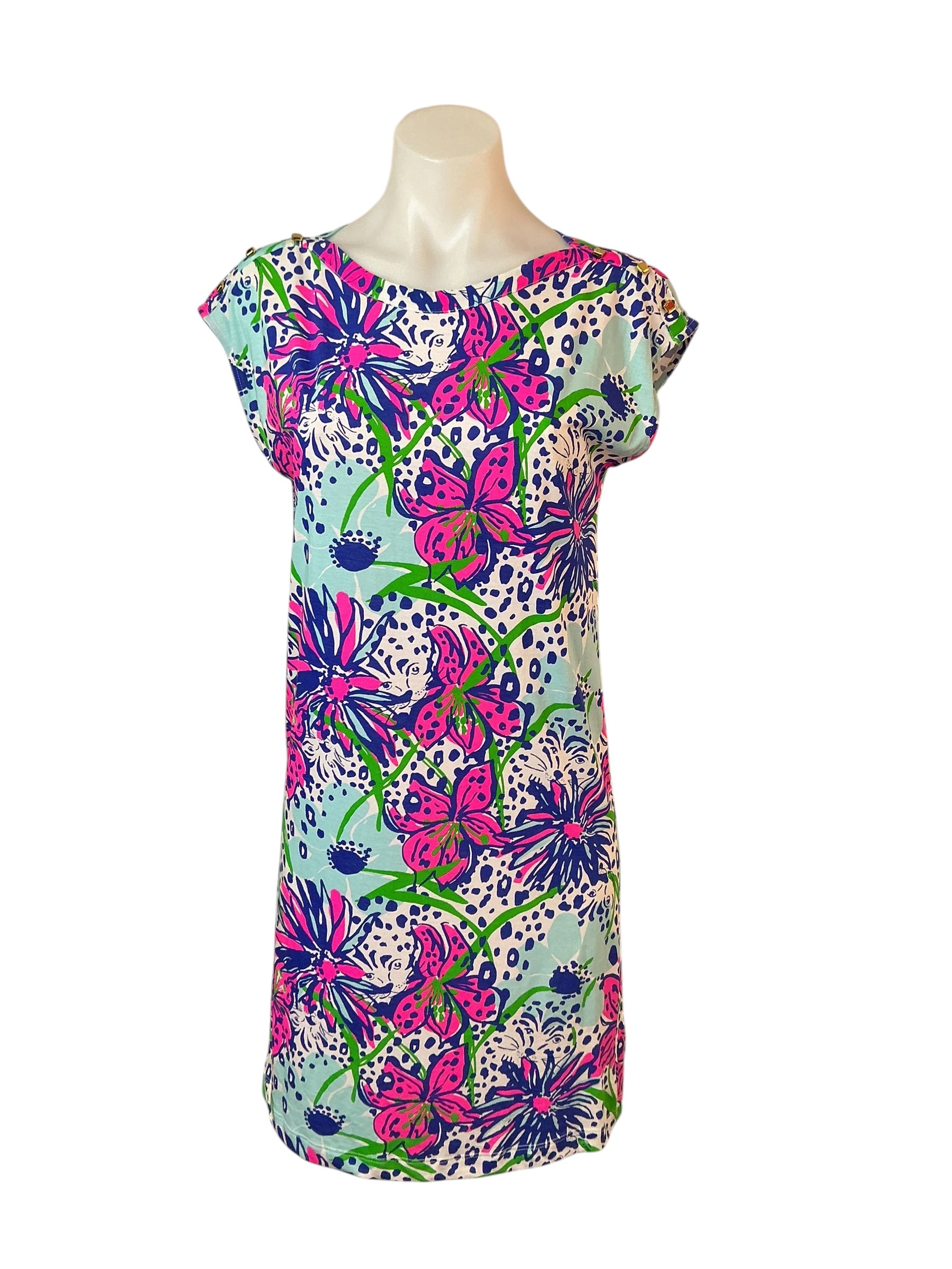 Lilly Pulitzer NWT Robyn Dress Resort White In The Garden - Size XS