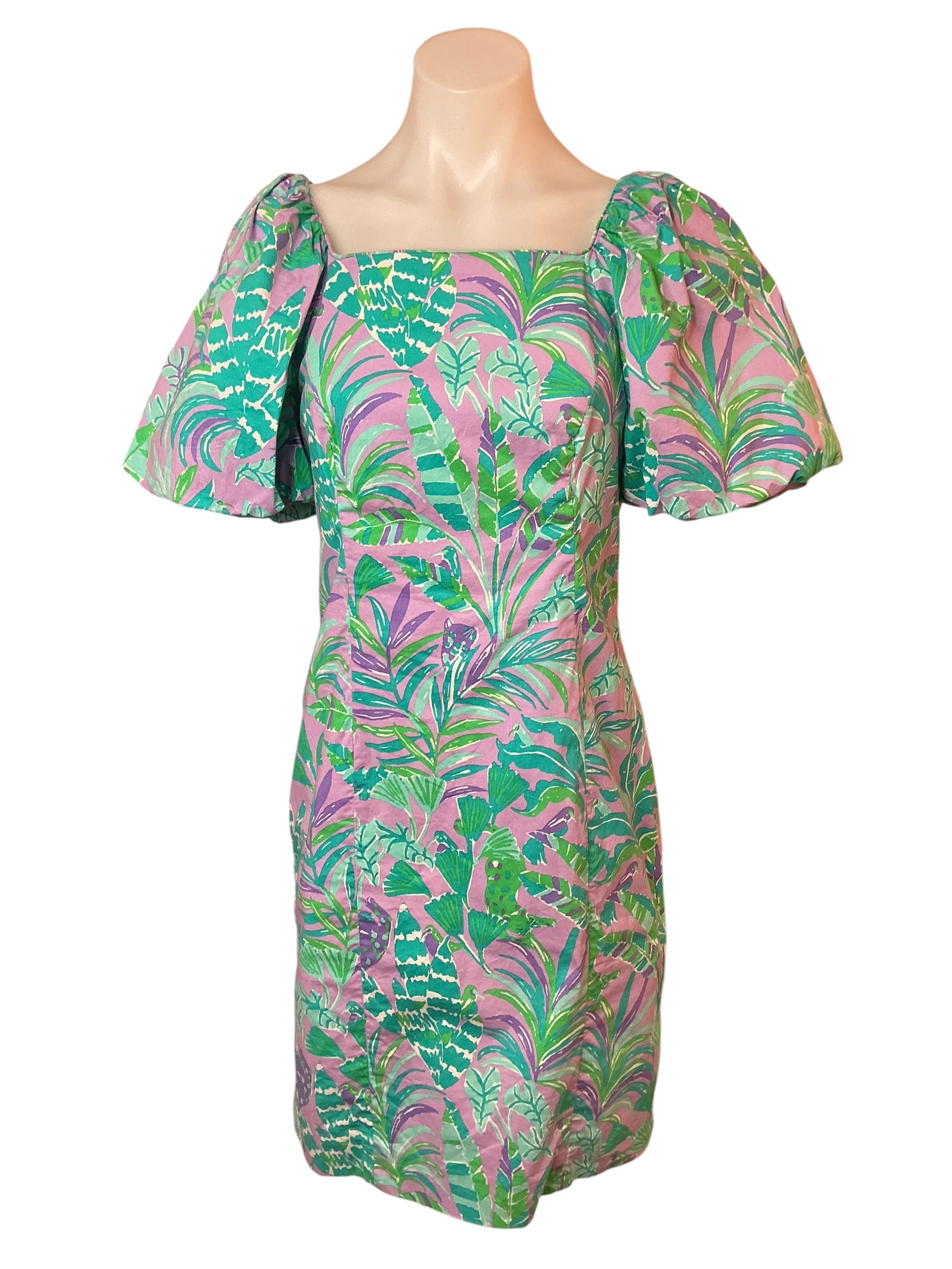 Lilly Pulitzer Lettie Short Sleeve Dress Purple Iris on the Chase - Size 2