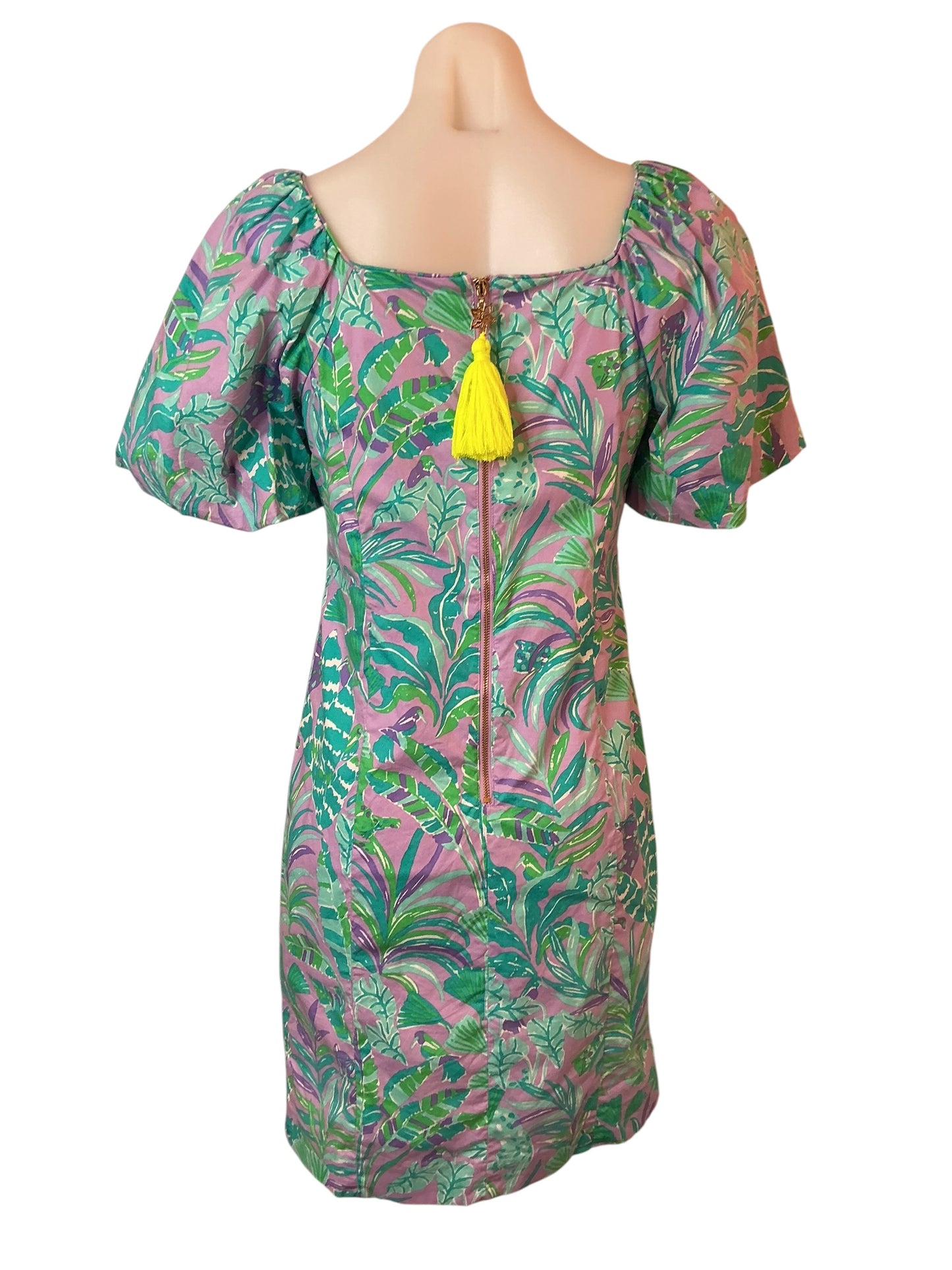 Lilly Pulitzer Lettie Short Sleeve Dress Purple Iris on the Chase - Size 2
