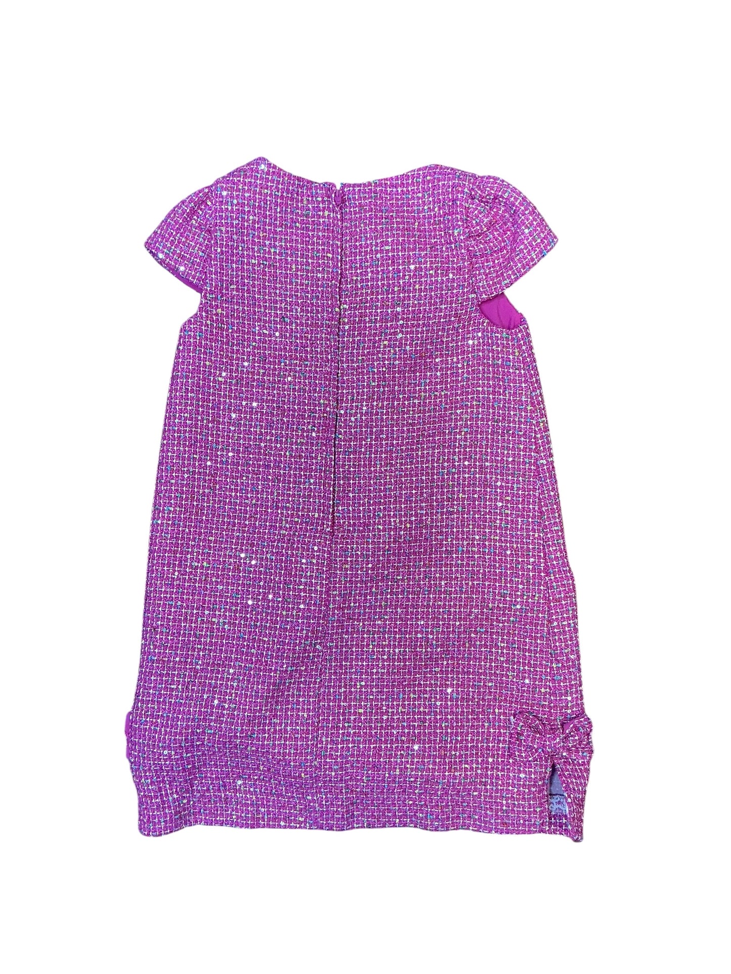 Lilly Pulitzer Girls Little Lilly Short Sleeve Shift Dress - Size 8