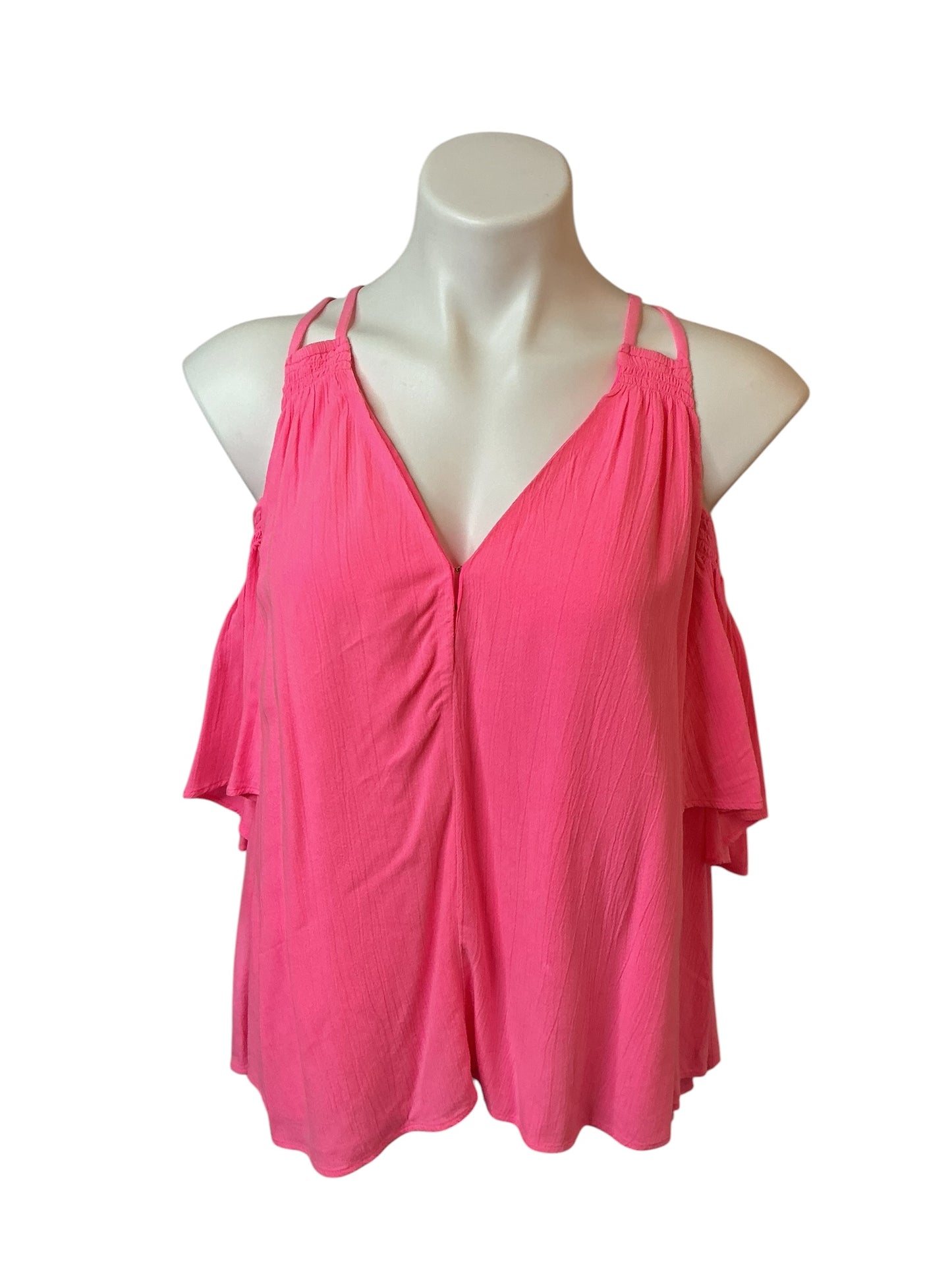 Lilly Pulitzer NWT Bellamie Top Tiki Pink - Size S