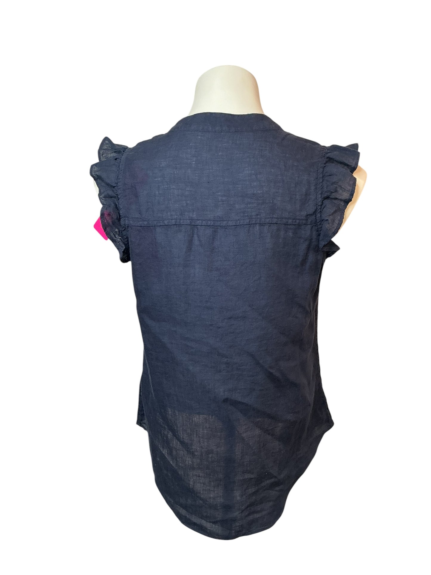 Lilly Pulitzer NWT Briette Button Down True Navy x True Navy - Size S