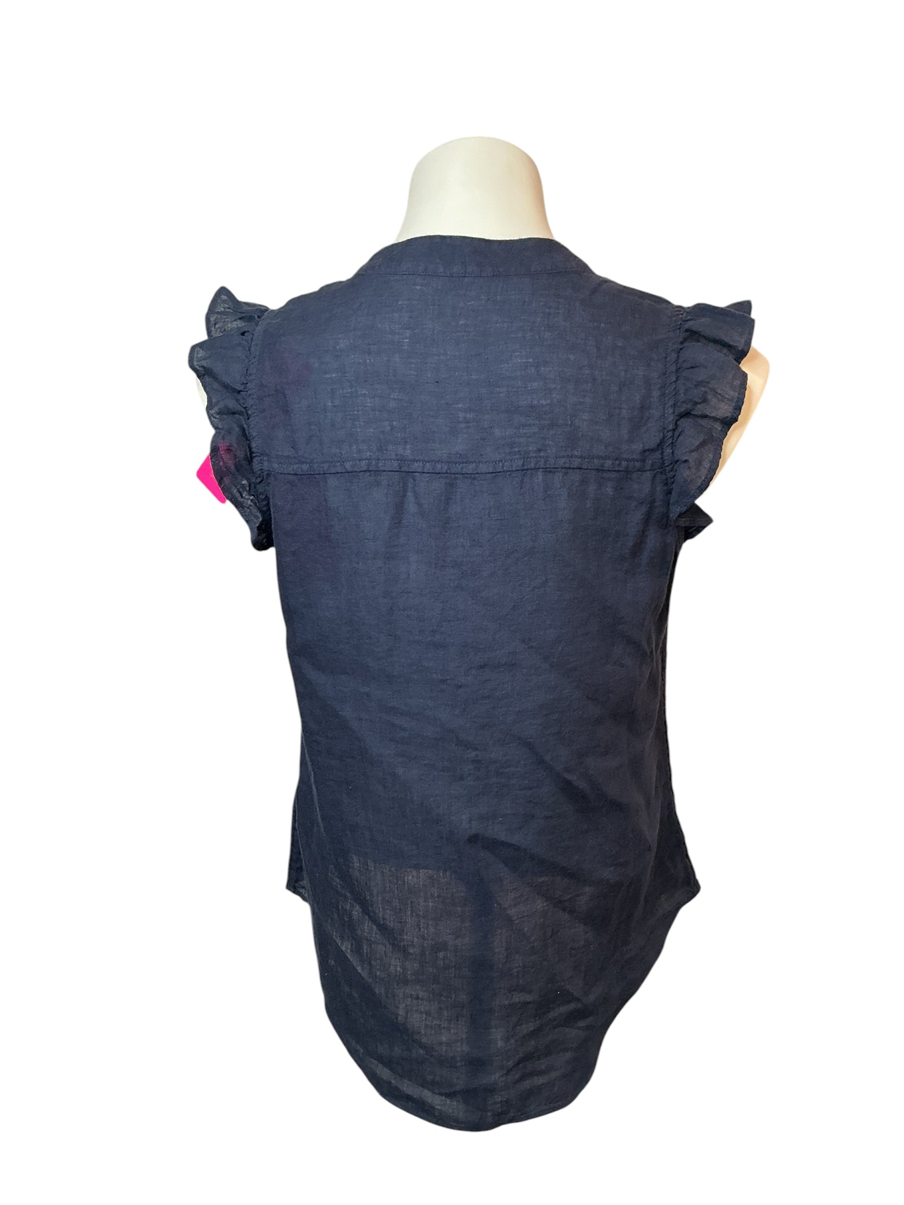 Lilly Pulitzer NWT Briette Button Down True Navy x True Navy - Size S