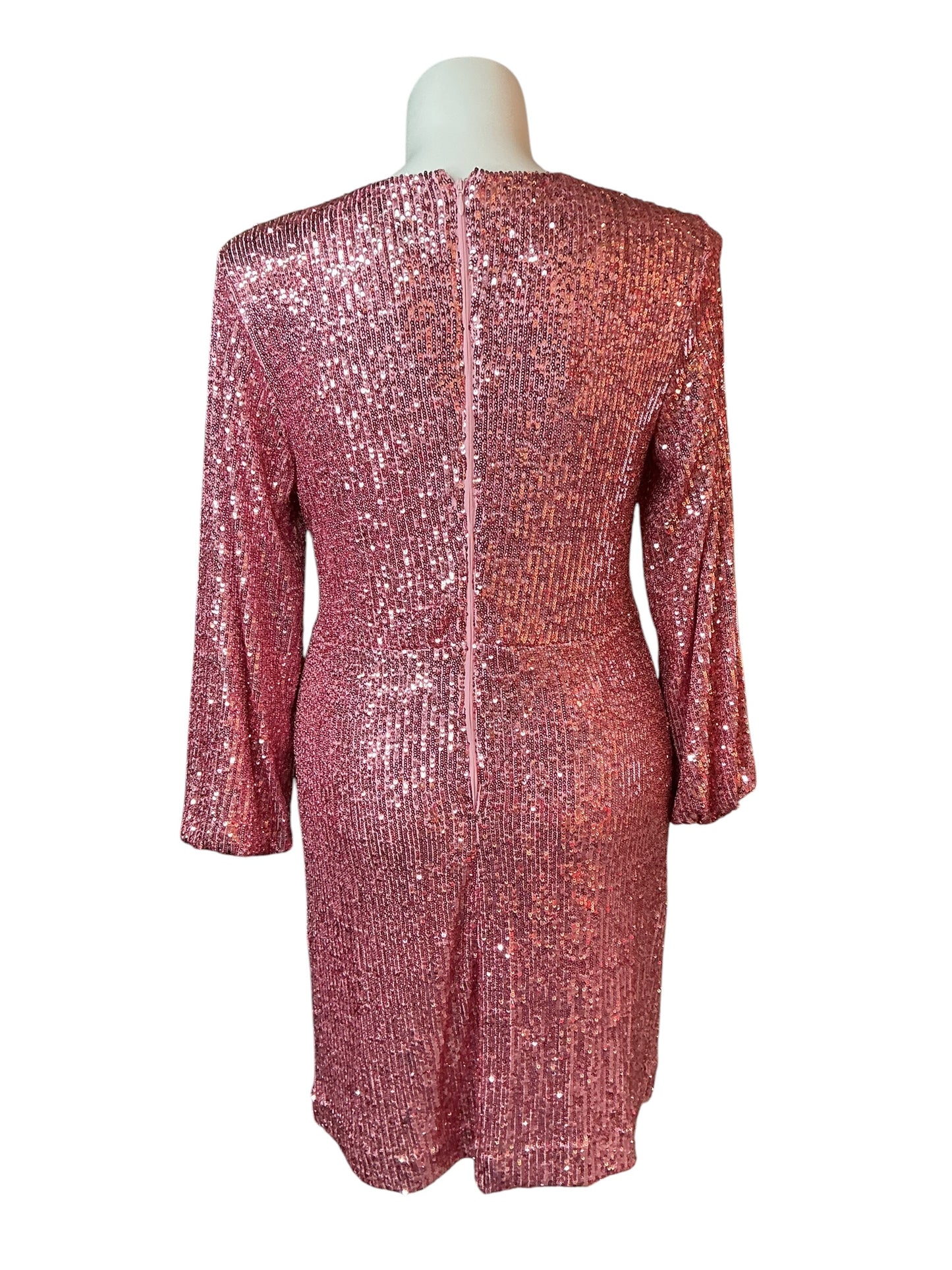 Lilly Pulitzer NWT Estrella Shell Pink Dress Conch Shell Pink Treasure Box Sequin - Size 14