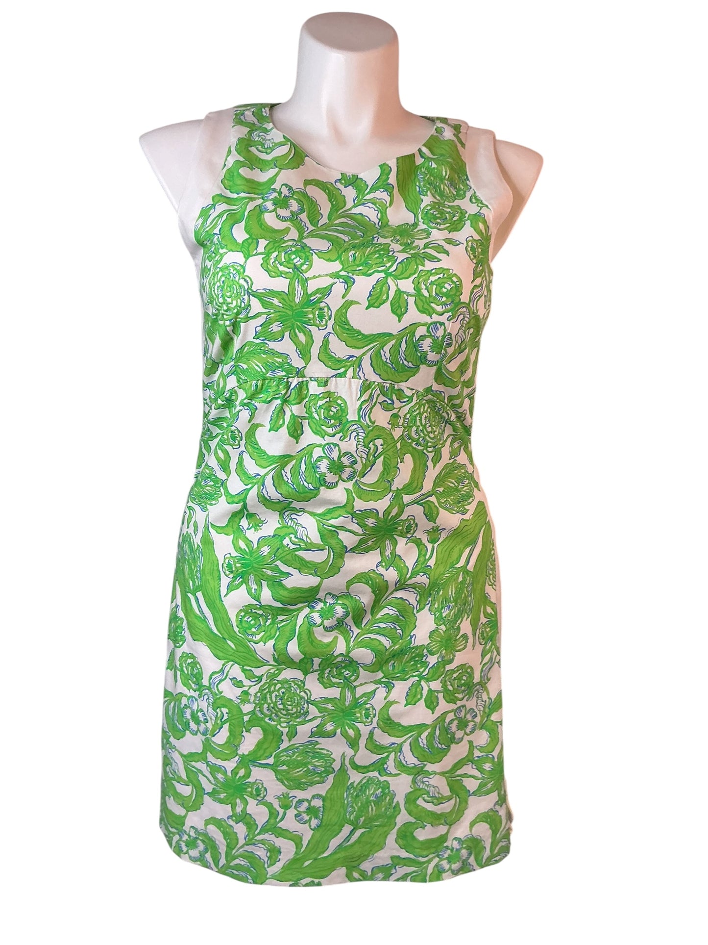 Lilly Pulitzer Stretch Shift Dress Resort White Daffodil Hill - Size 12