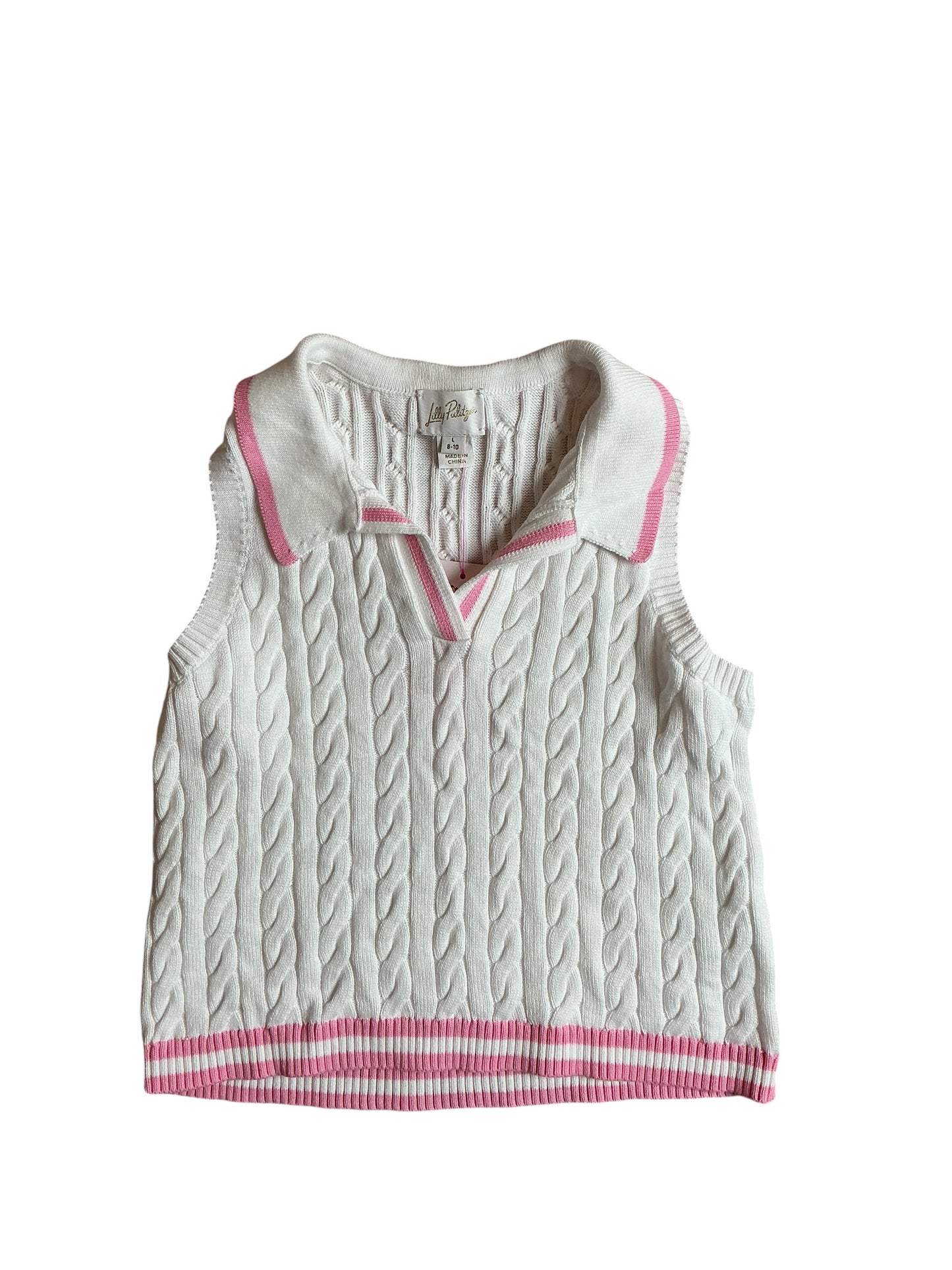 Lilly Pulitzer  Girls Mini Suzette Sweater Tank - Size L (8-10)