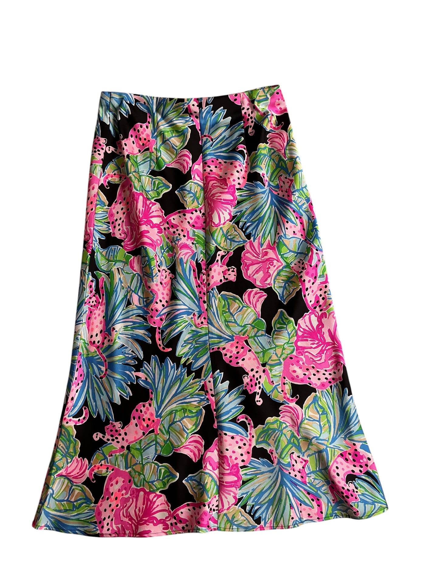 Lilly Pulitzer Cory Midi Skirt Jaguar Jungle - Size 2