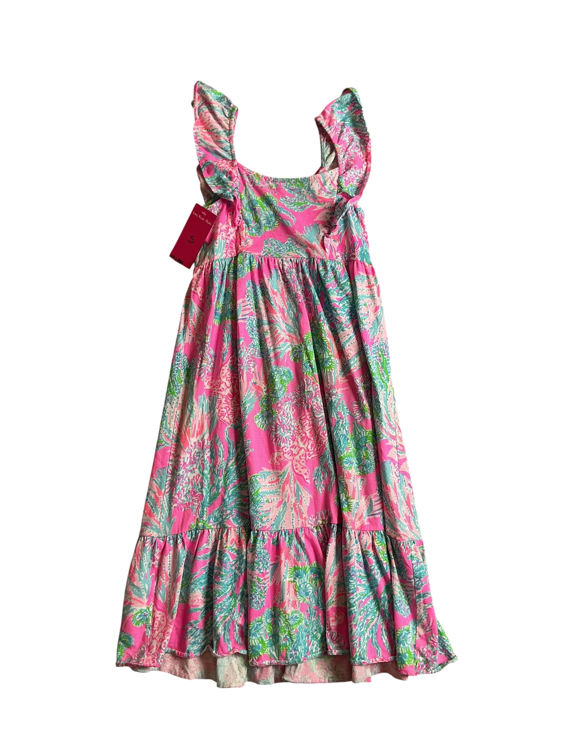Lilly Pulitzer Girls Vienna Maxi Dress Seaing Things - Size S