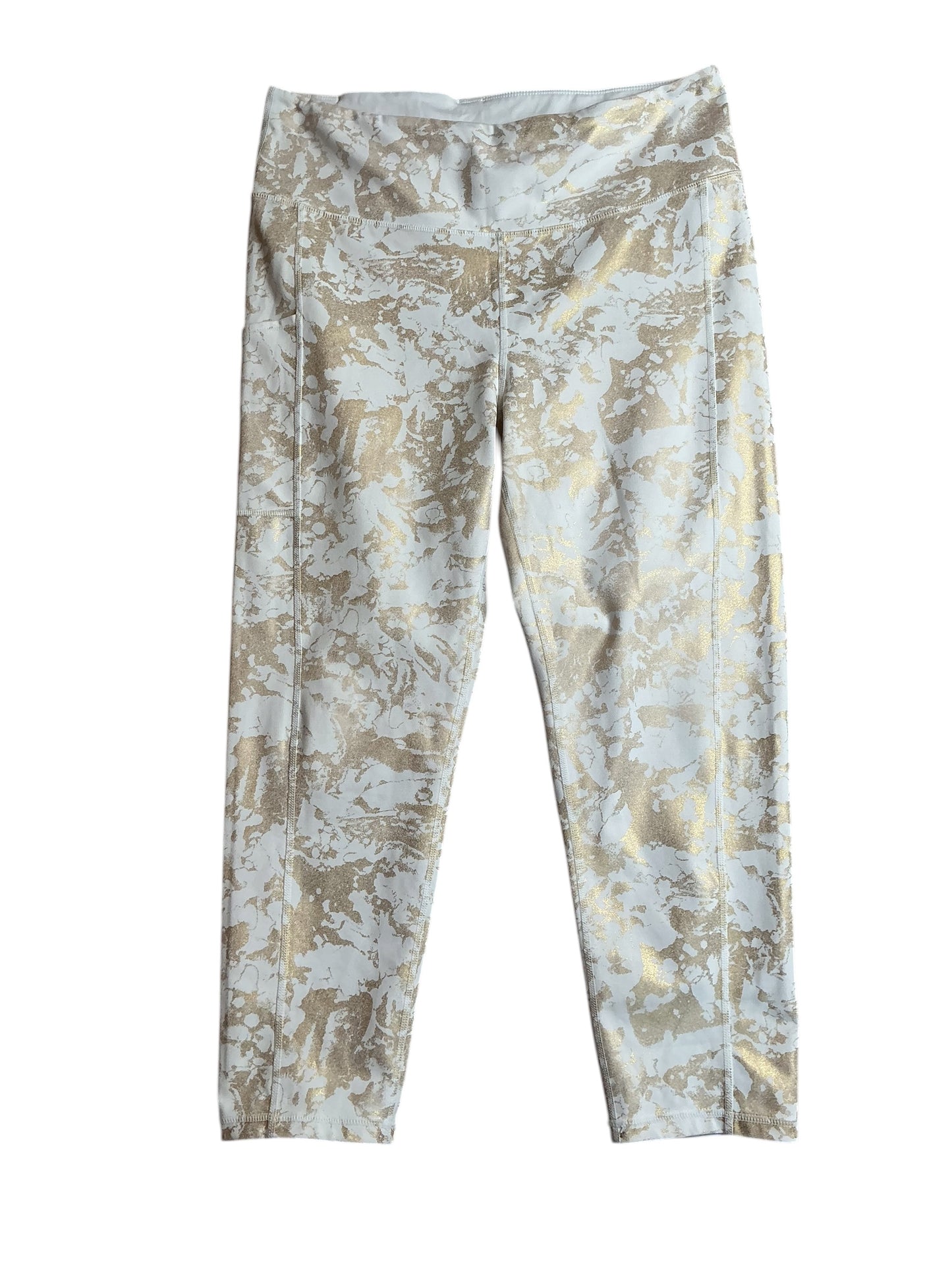 Lilly Pulitzer Weekender High Rise - Gold Shoreline Foil - Size XL