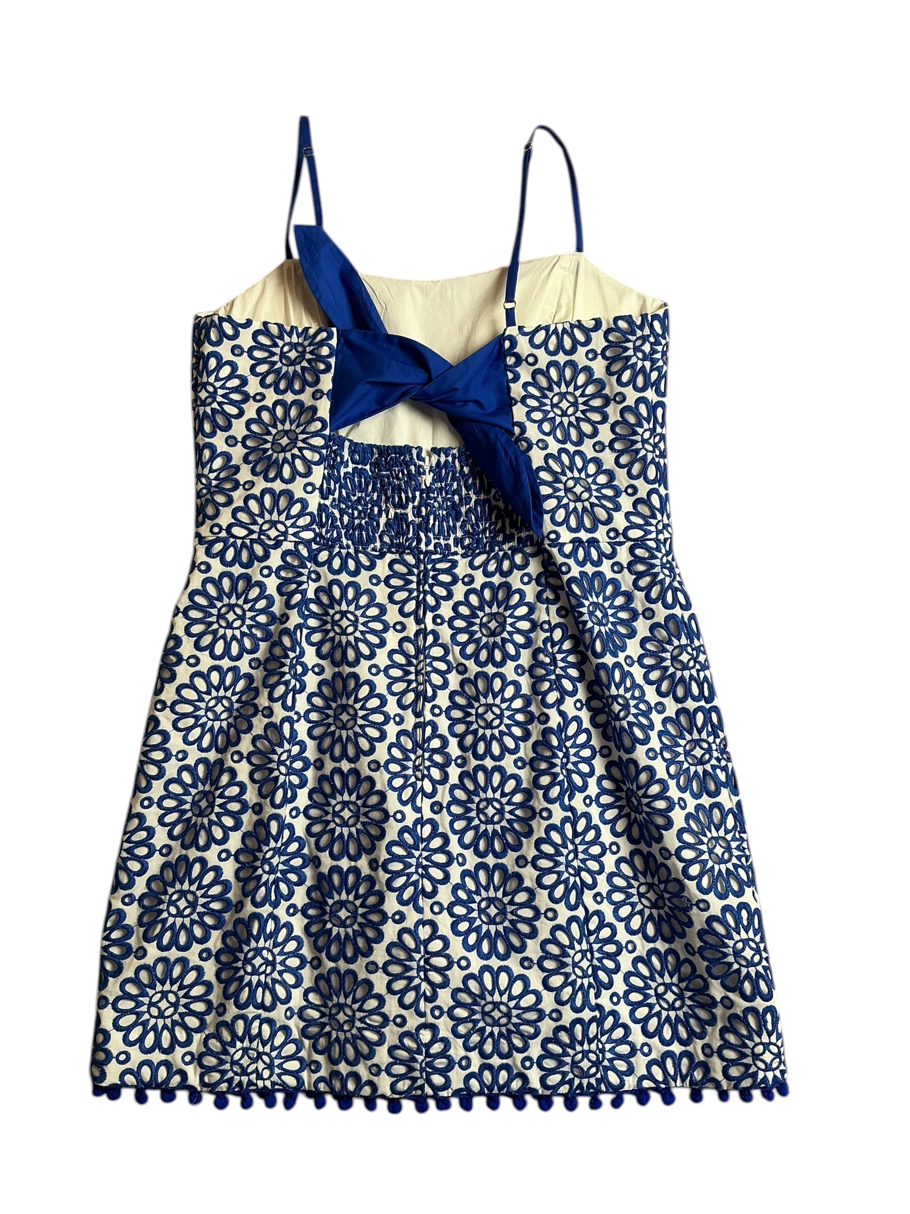 Lilly Pulitzer Shelli Eyelet Romper Blue Grotto - Size 12