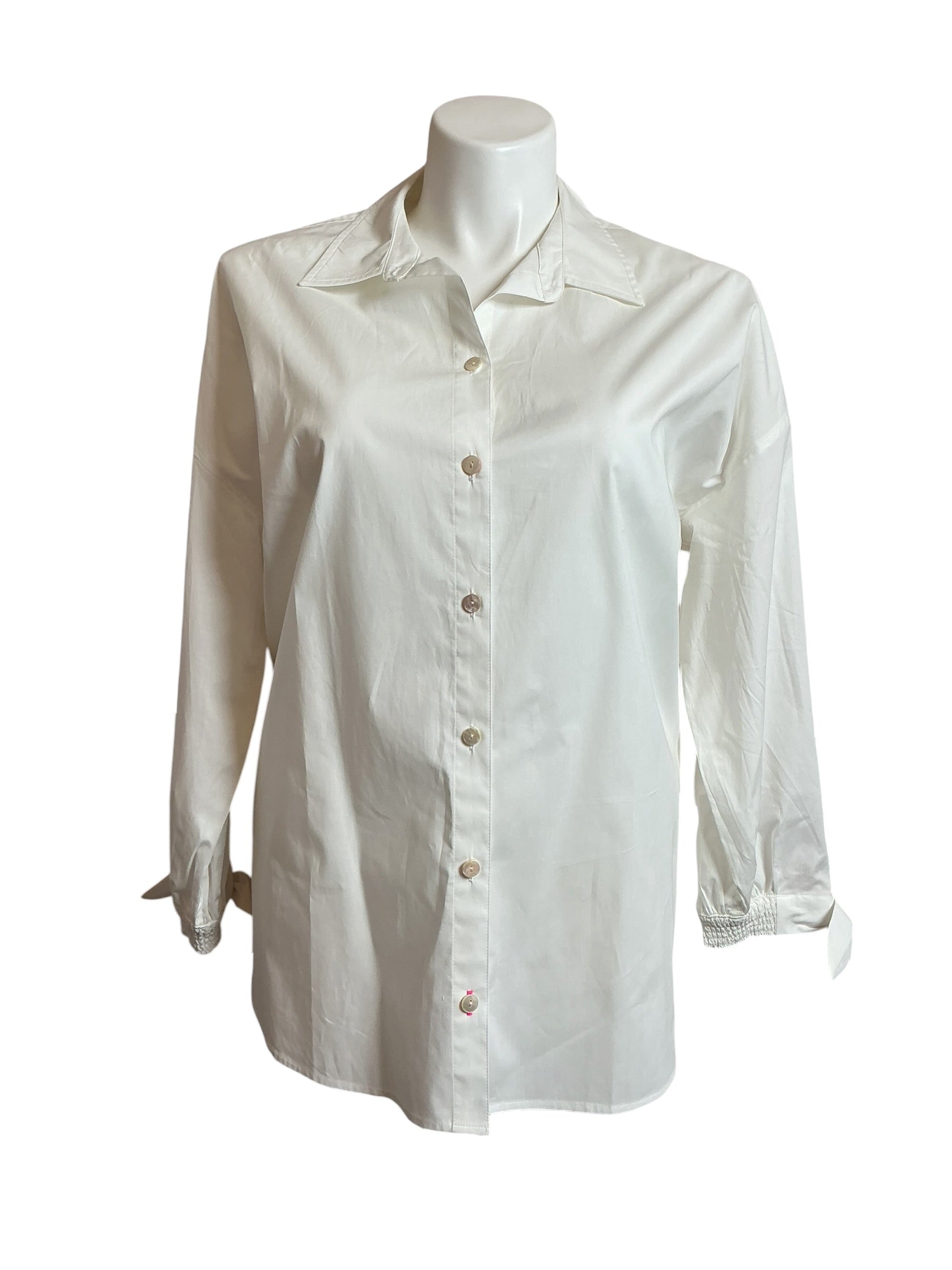 Lilly Pulitzer NWT Lesia Relaxed Button Down Resort White - Size XL