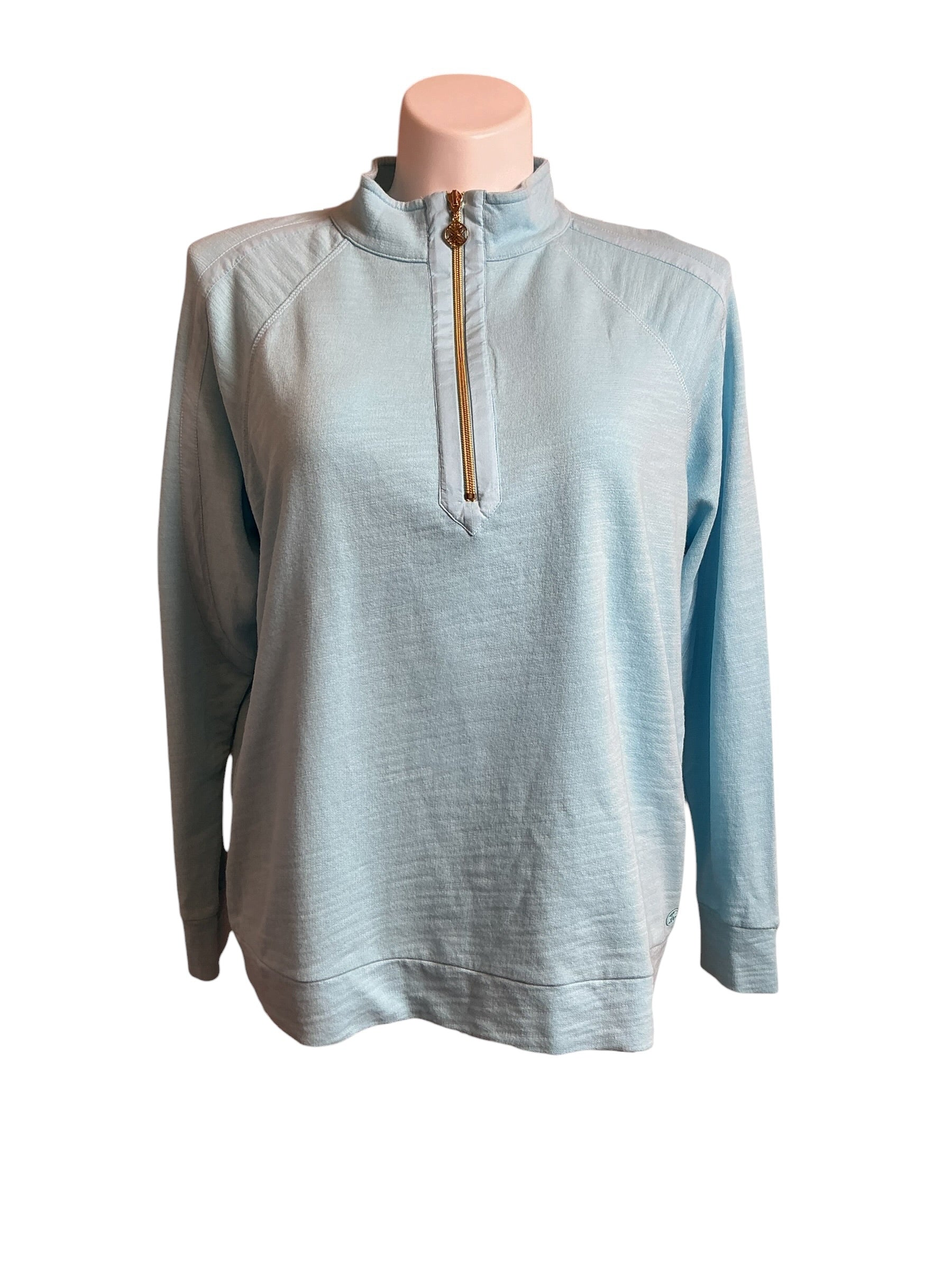 Lilly Pulitzer NWT Ashlee Pullover Fresh Water Blue - Size XXL