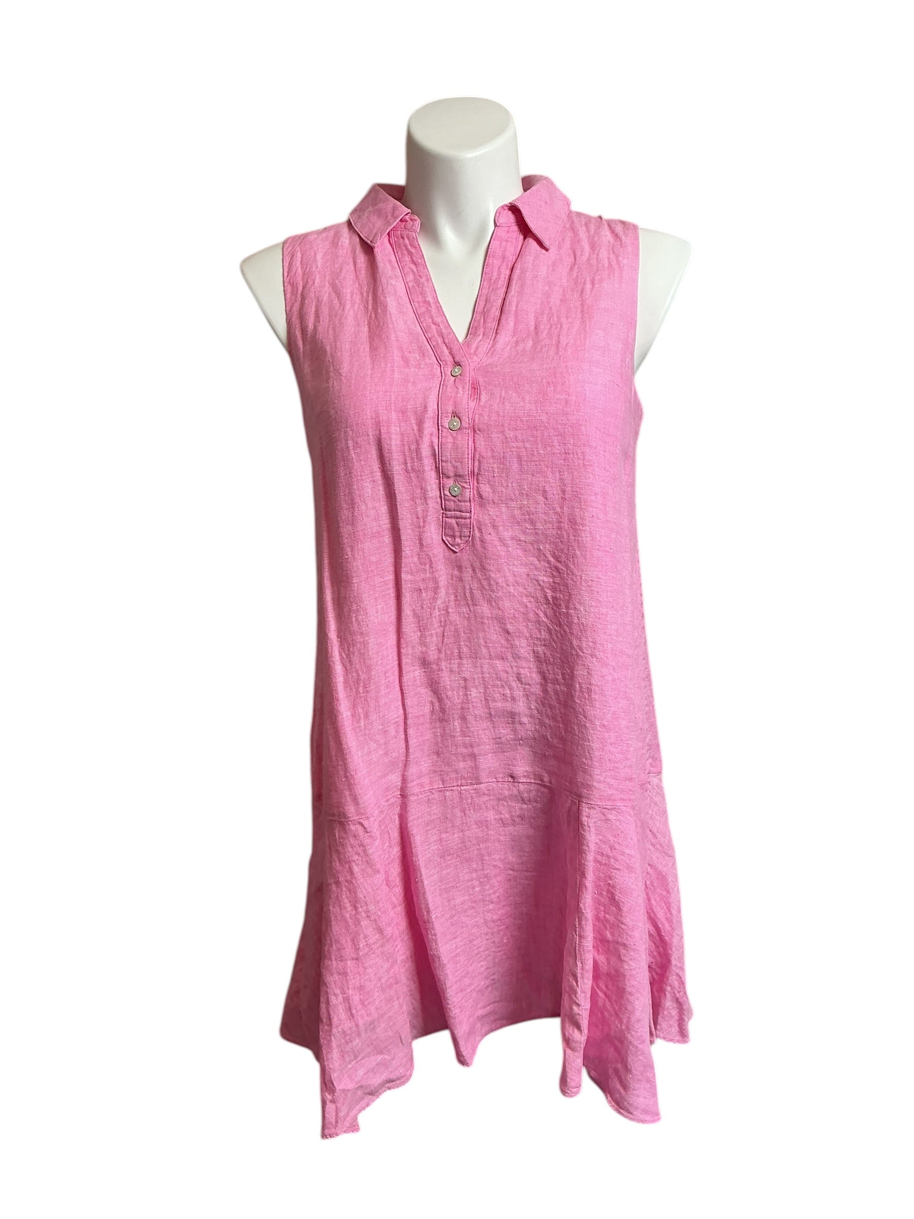 Lilly Pulitzer NWT Ellowyn Linen Dress Sunkissed Pink X Resort - Size M