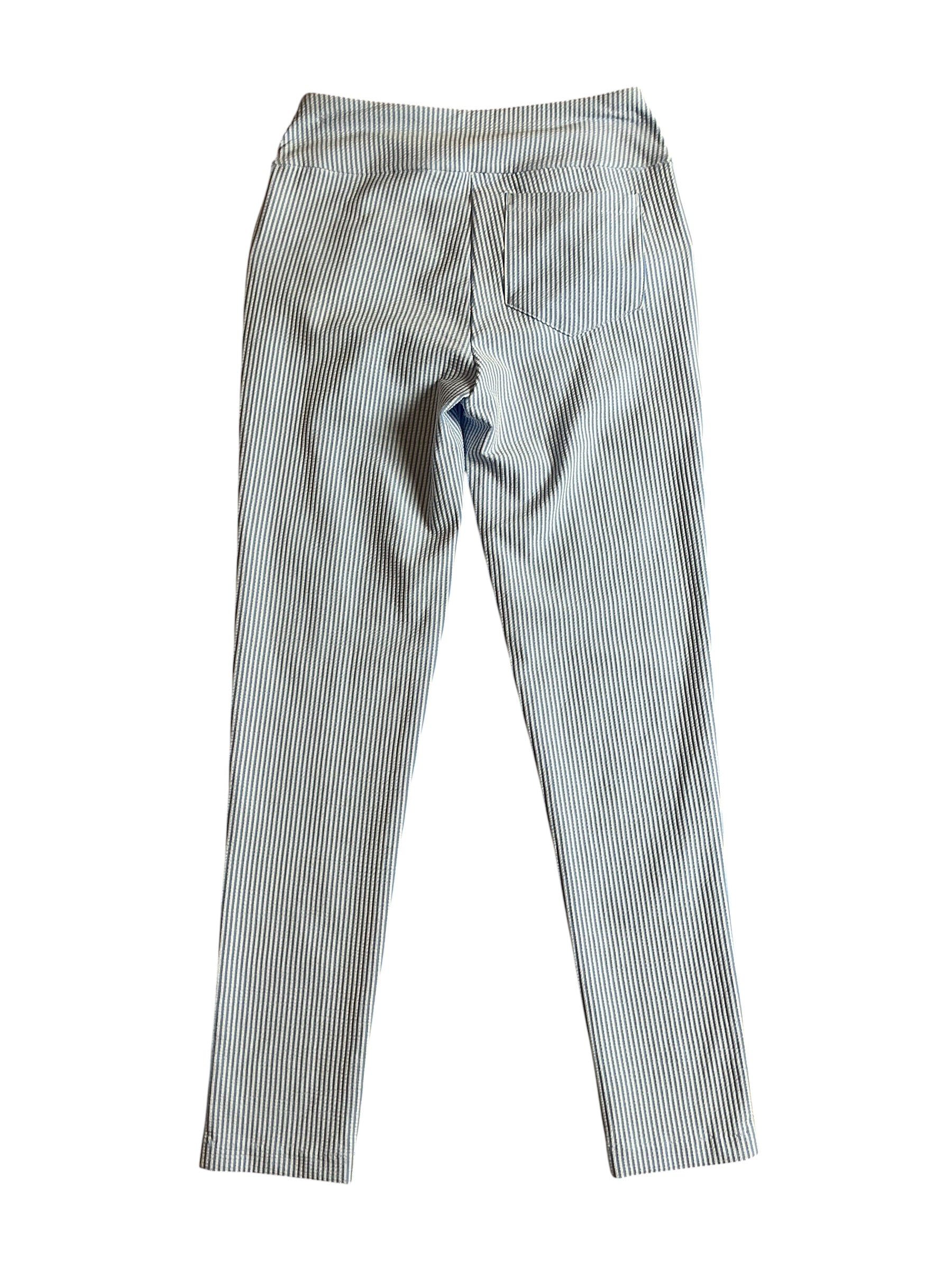 Lilly Pulitzer NWT Corso Pants UPF 50+ Blue Peri Performance Seersucker - Size 2