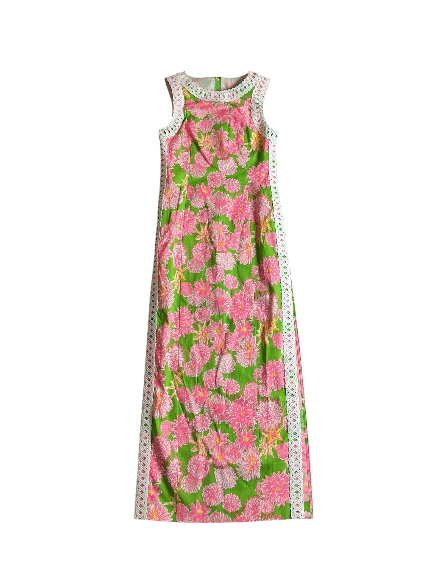 Lilly Pulitzer NWT Sadie Maxi Romper Multi Seaside Garden Overprint - Size 00