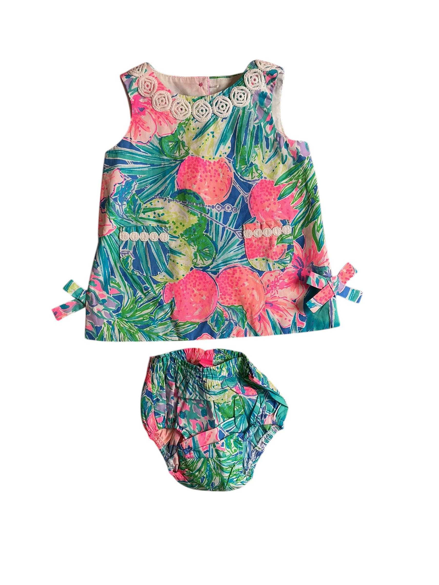 Lilly Pulitzer NWT Baby Lily Shift Multi Swizzle In - Size 3-6 Month