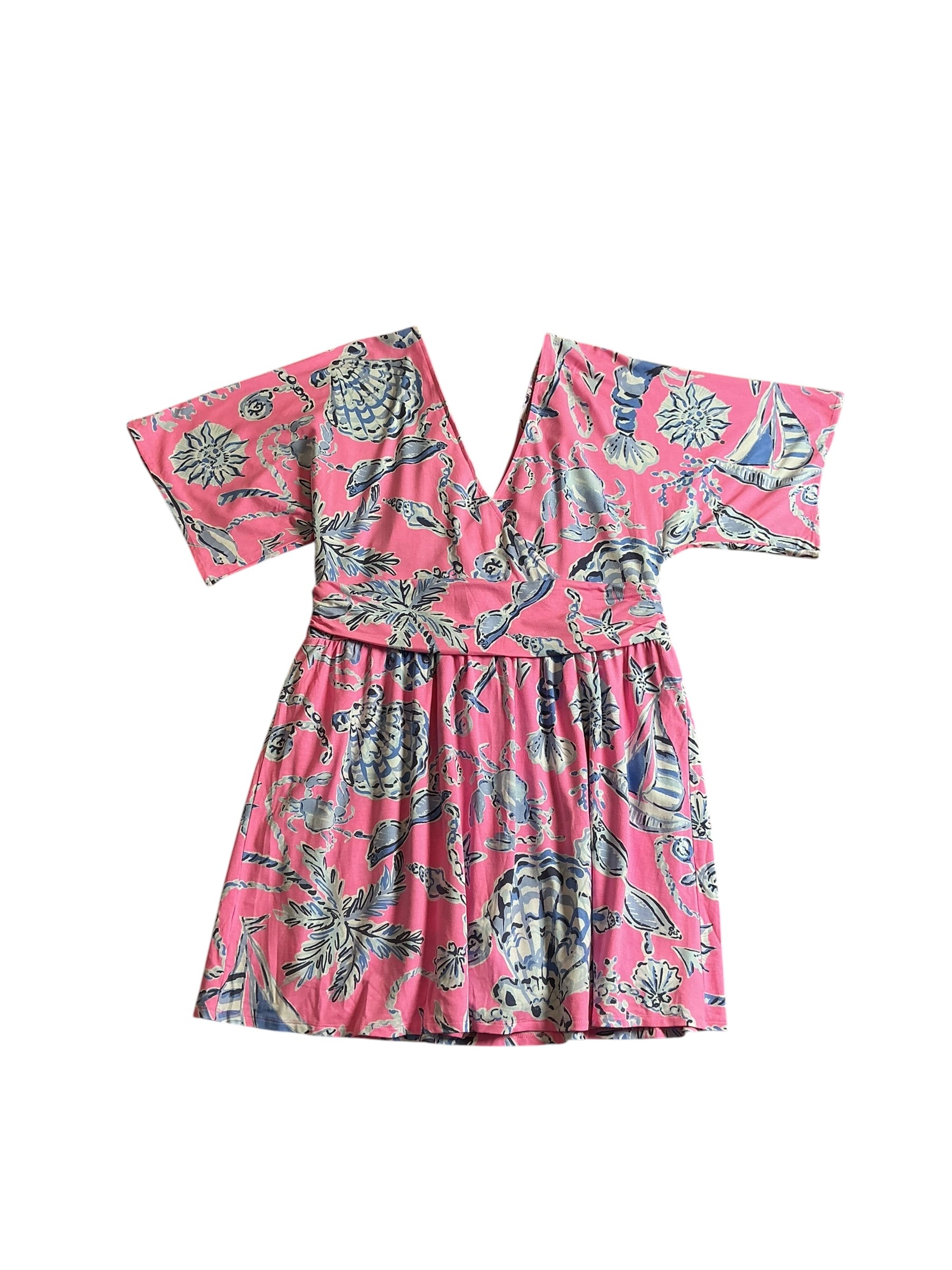 Lilly Pulitzer NWT Parigi Knit Skort Romper Rousseau Oversized Barefoot Bea - Size XXL