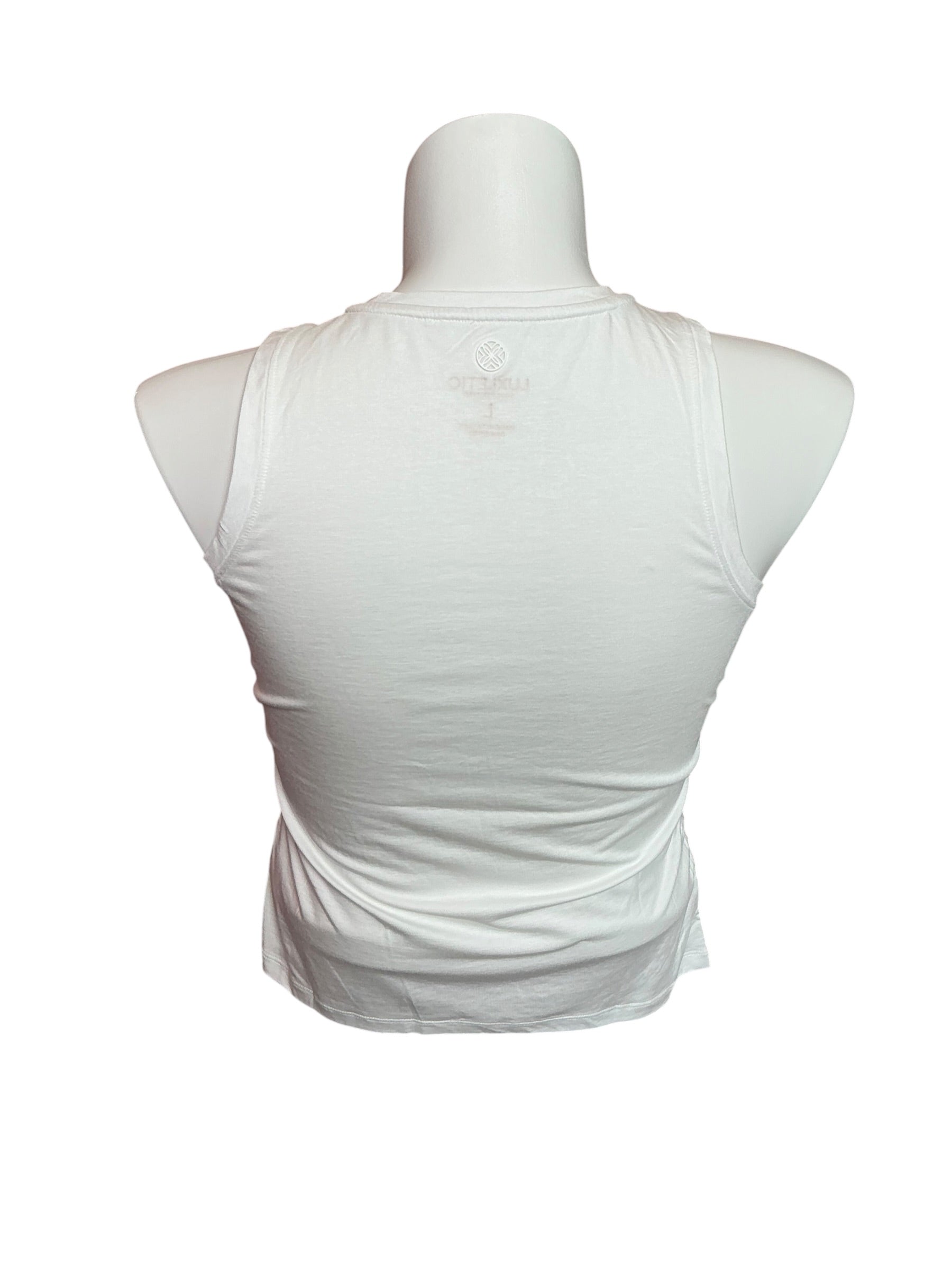 Lilly Pulitzer Luxeletic Heston Tank UPF50+ Resort White NWT Size L