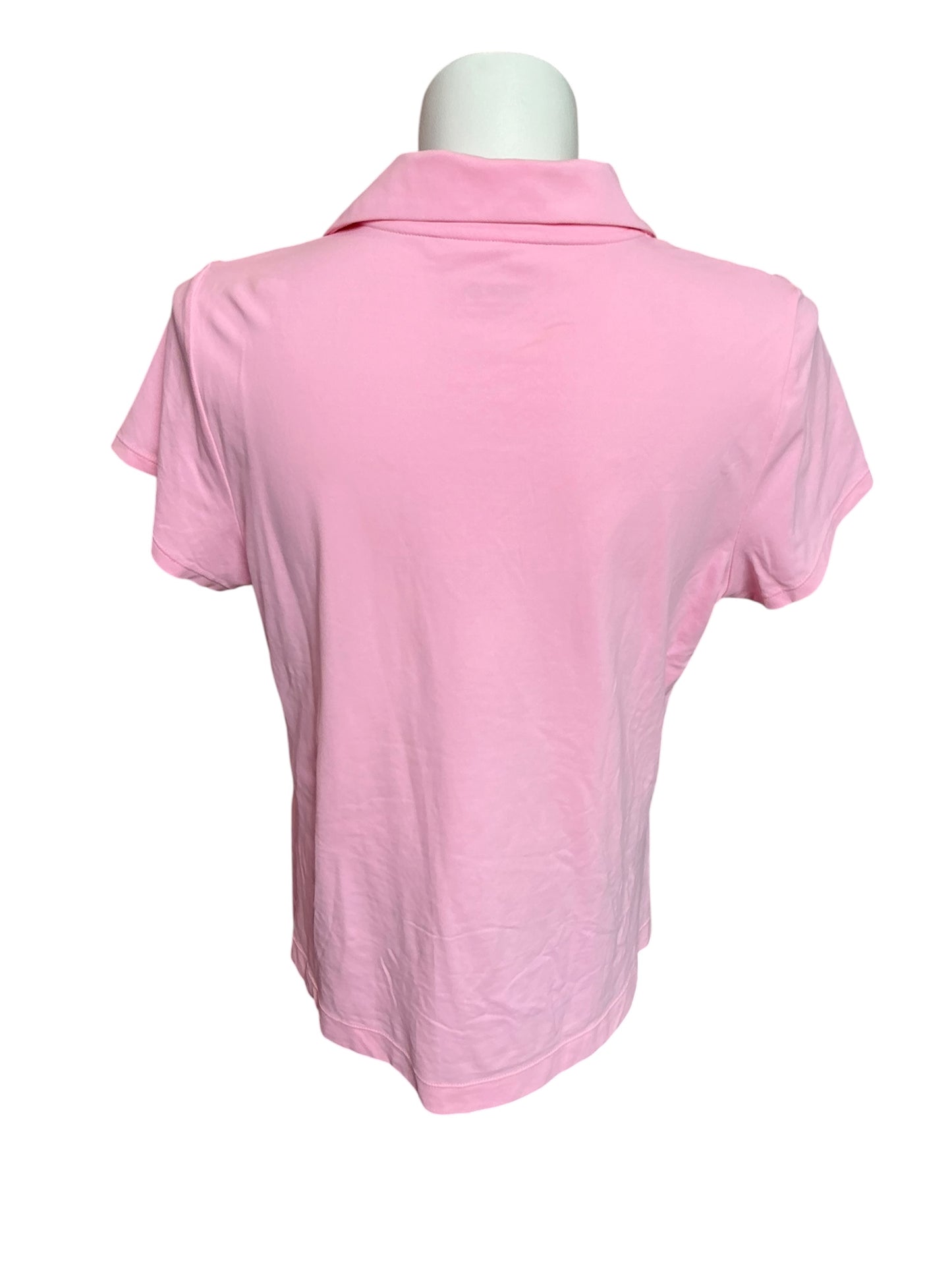 Lilly Pulitzer Luxletic UPF 50+ Frida Scallop Polo Pink Size XXL