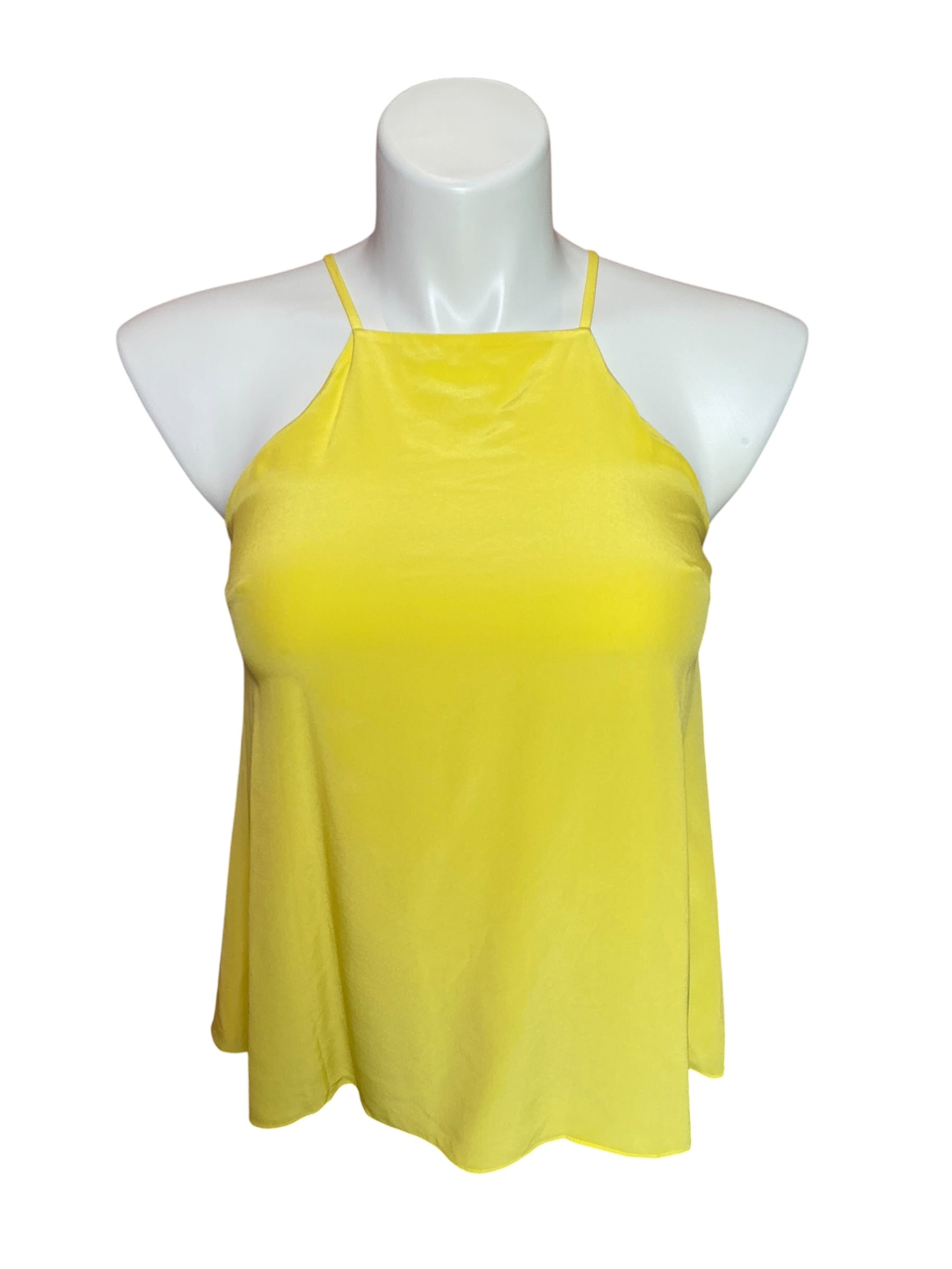 Lilly Pulitzer Rae Silk Top Lilly’s Lemon NWT Size M