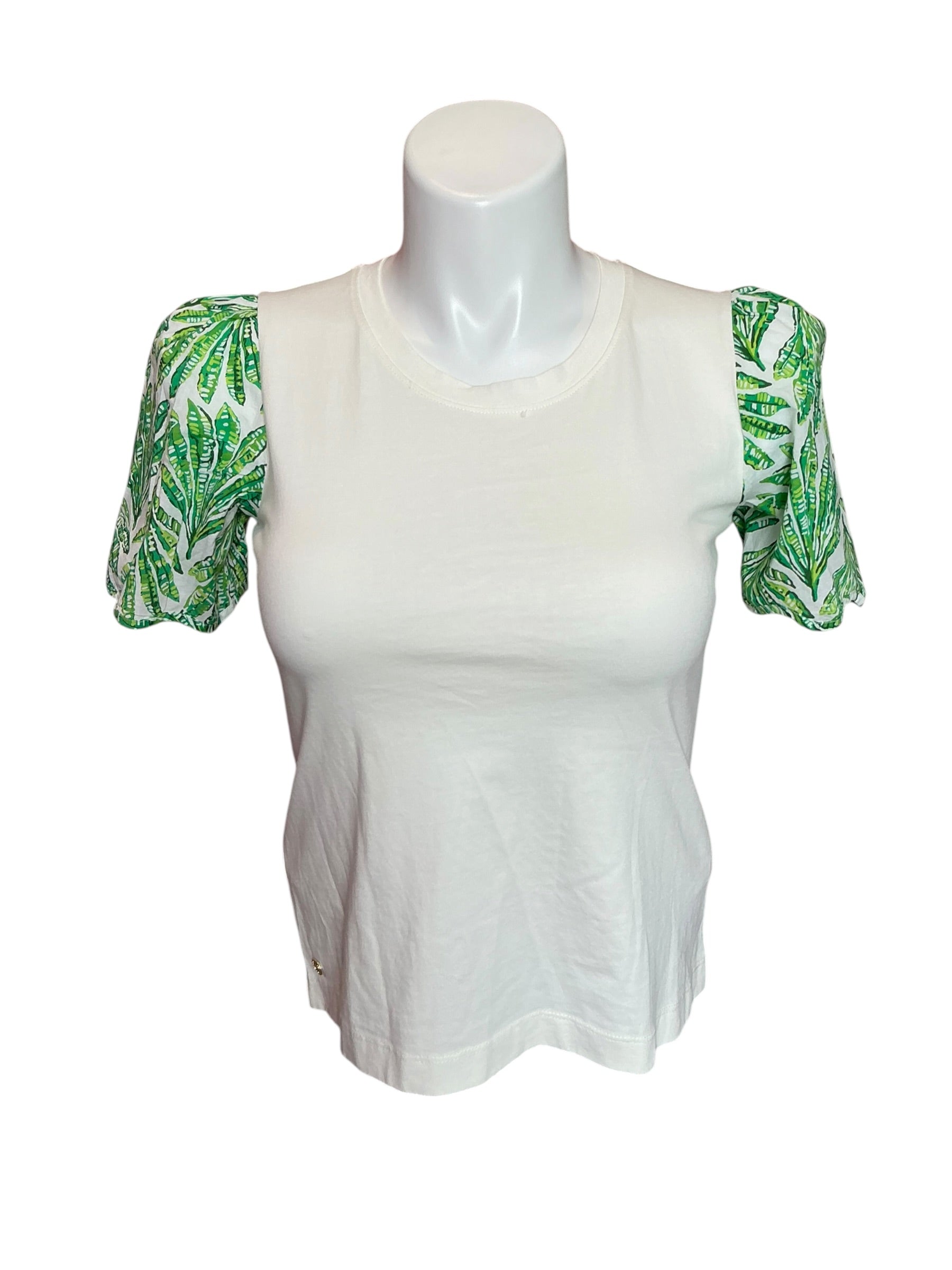 Lilly Pulitzer Brittan Knit Top Coconut Shady Babe NWT Size  XS