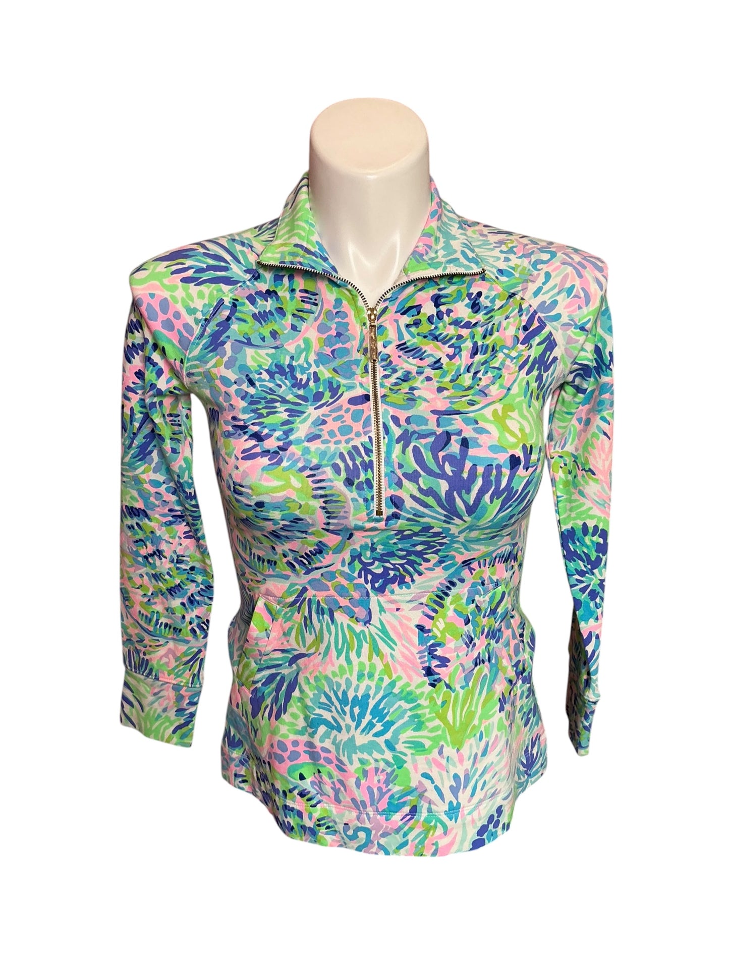 Lilly Pulitzer Skipper Popover Shell Of A Party UPF50+ NWT Size XXS