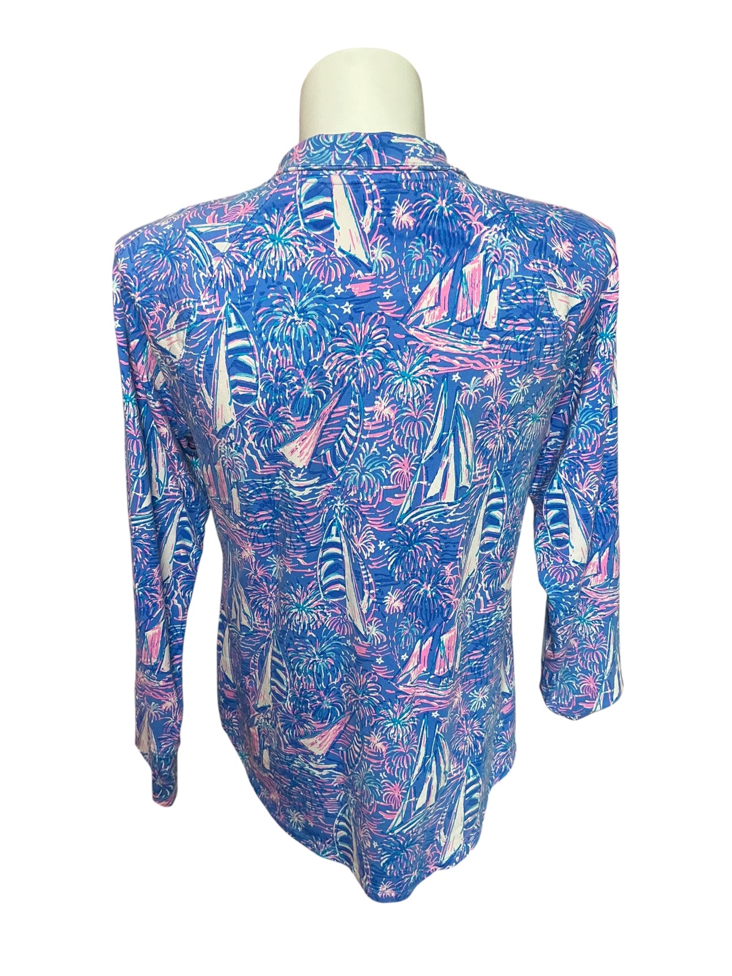Lilly Pulitzer Skipper Popover It’s a Sailabration UPF50 Size XL