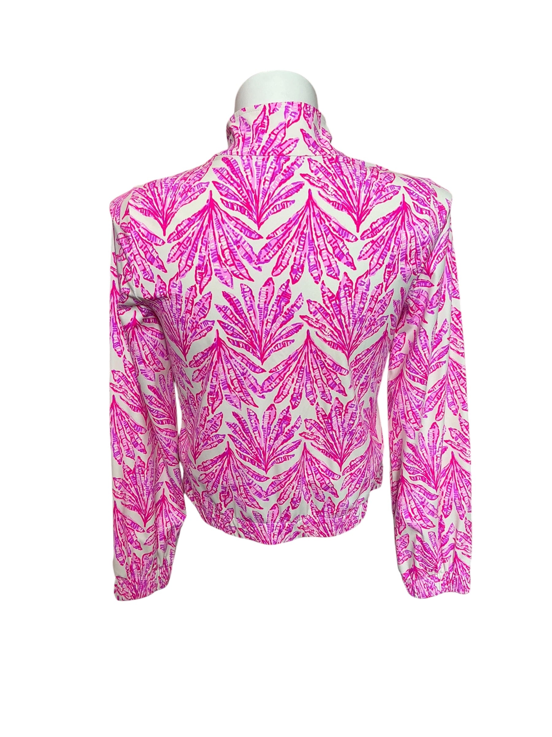 Lilly Pulitzer Aegean Jacket UPF 50+Pink Bliss NWT Size S