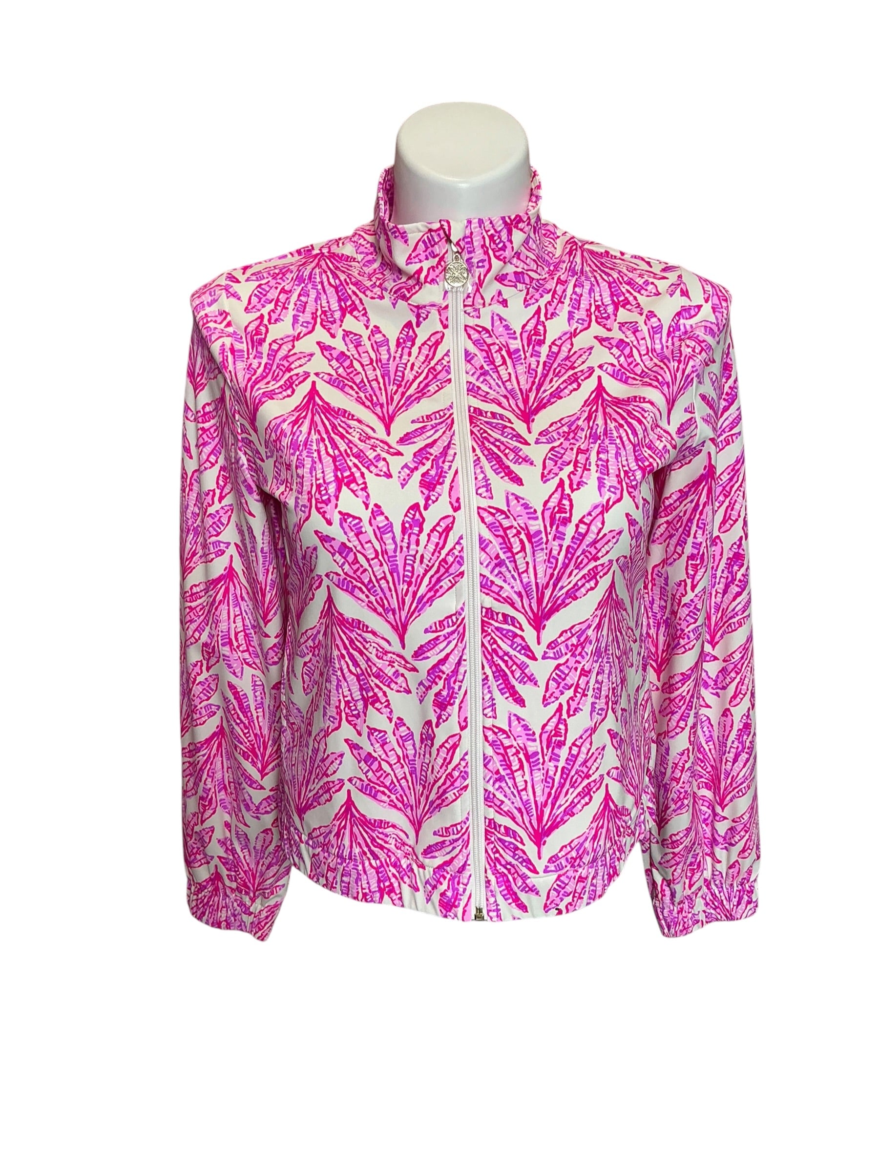 Lilly Pulitzer Aegean Jacket UPF 50+Pink Bliss NWT Size S