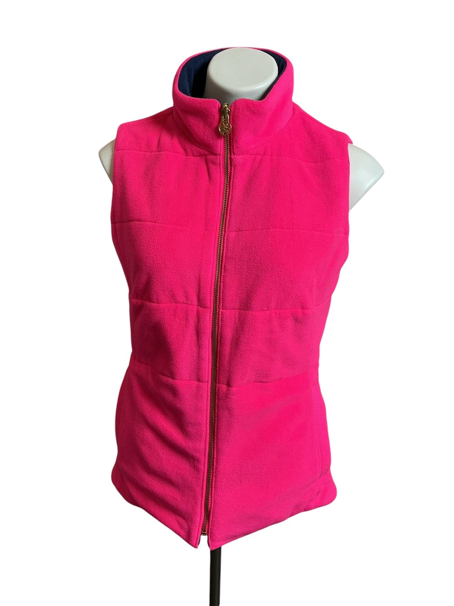 Lilly Pulitzer NWT Brooklee Reversible Vest Top Pink Grenadine- Size M