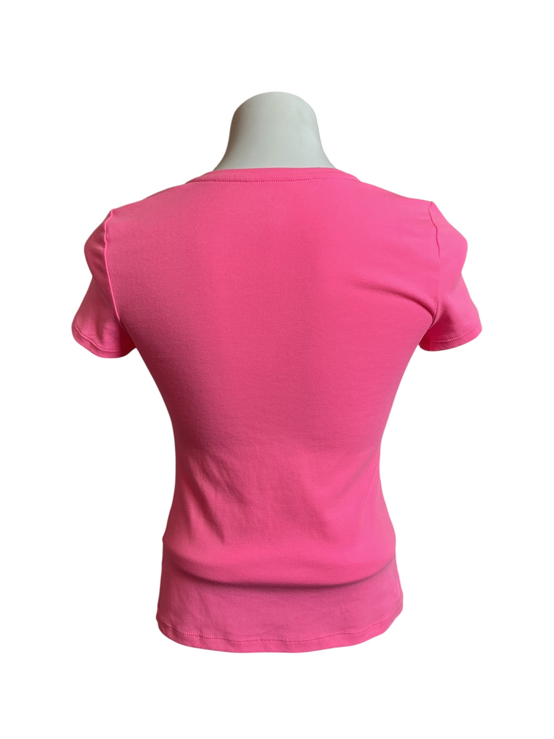 Lilly Pulitzer V-Neck Pink Top - Size XS