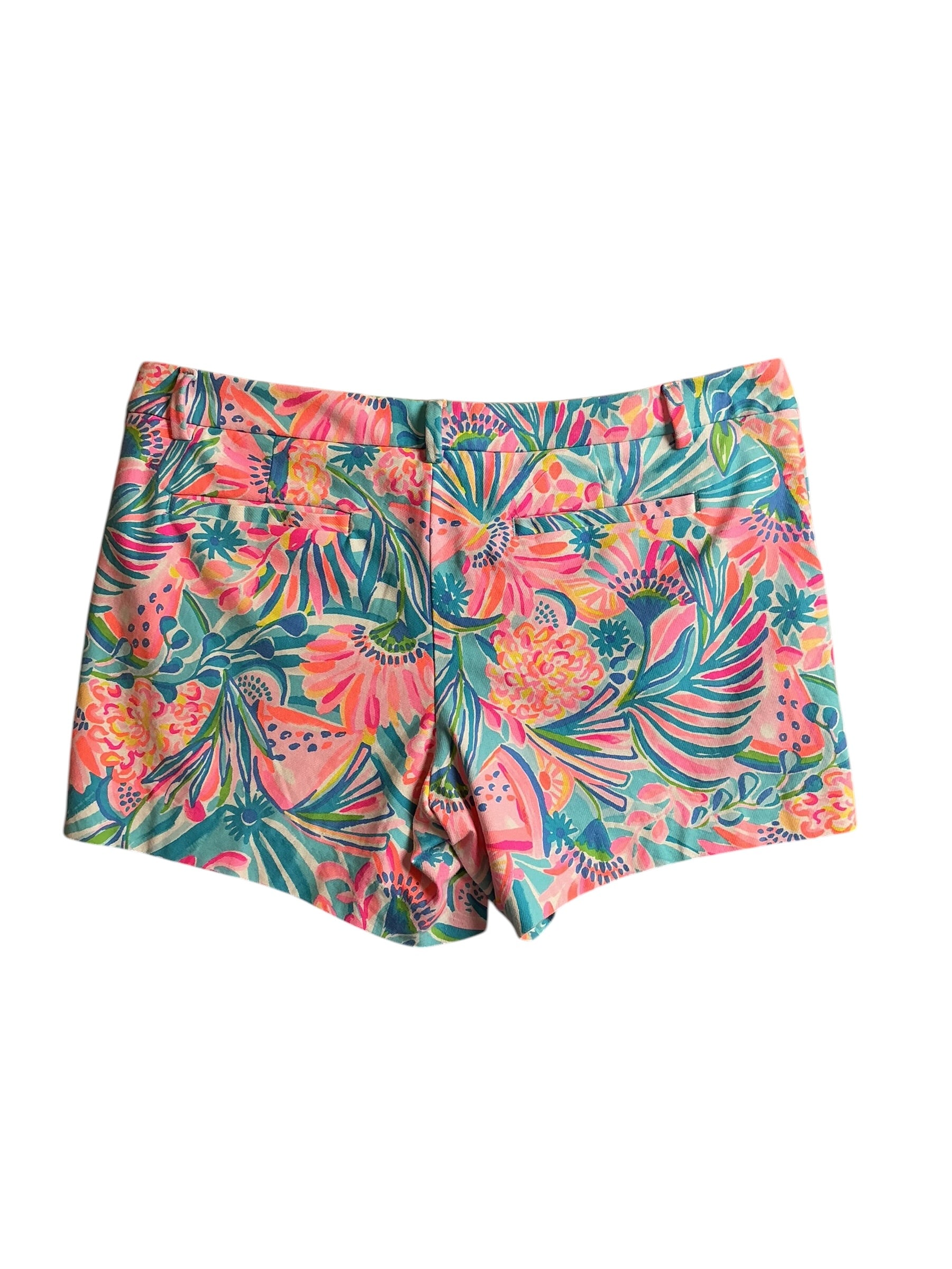 Lilly Pulitzer Callahan Knit Shorts Tropical Punch - Size 12