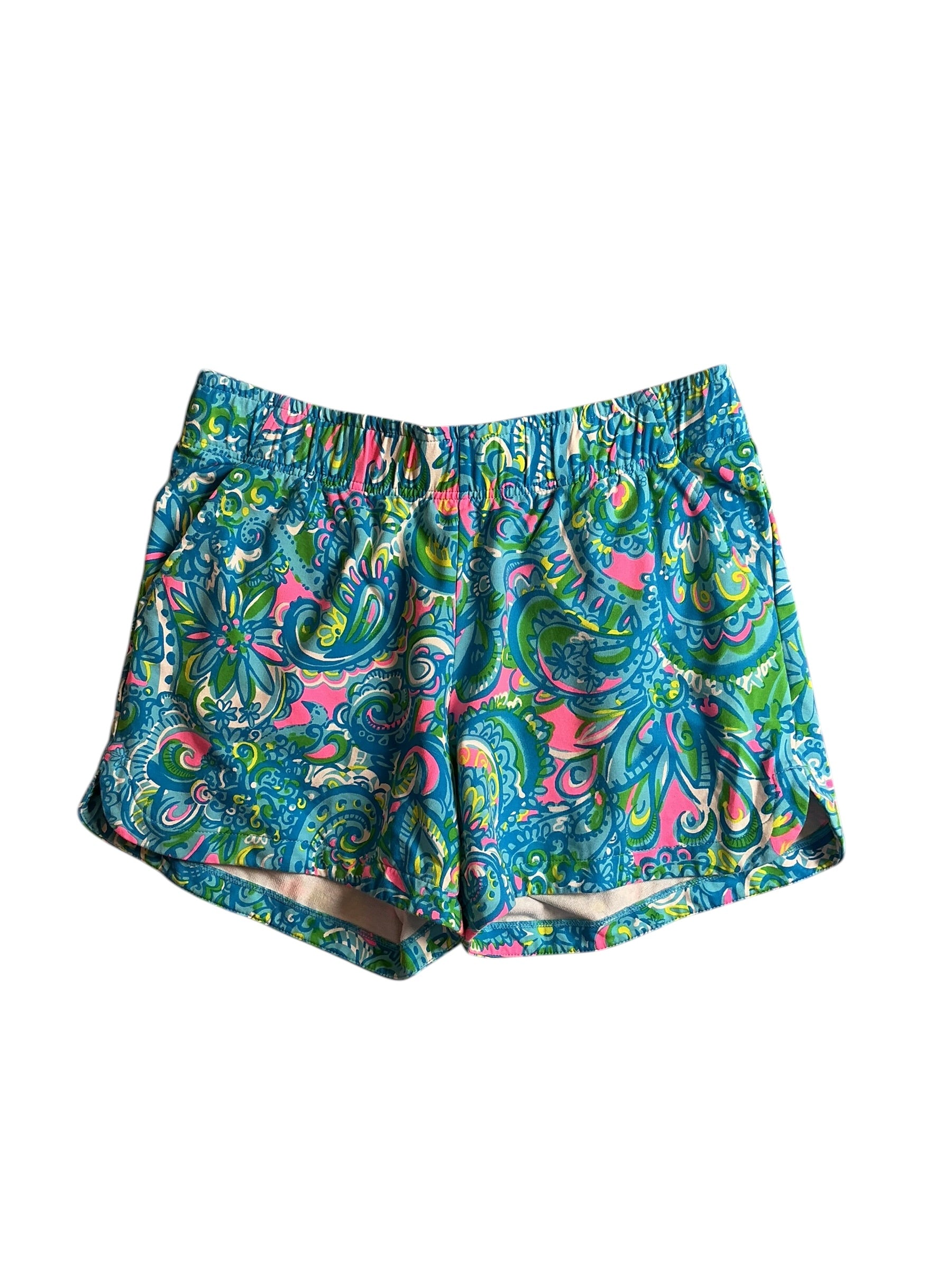 Lilly Pulitzer Shorts Zanzibar Blue Fish - Size L