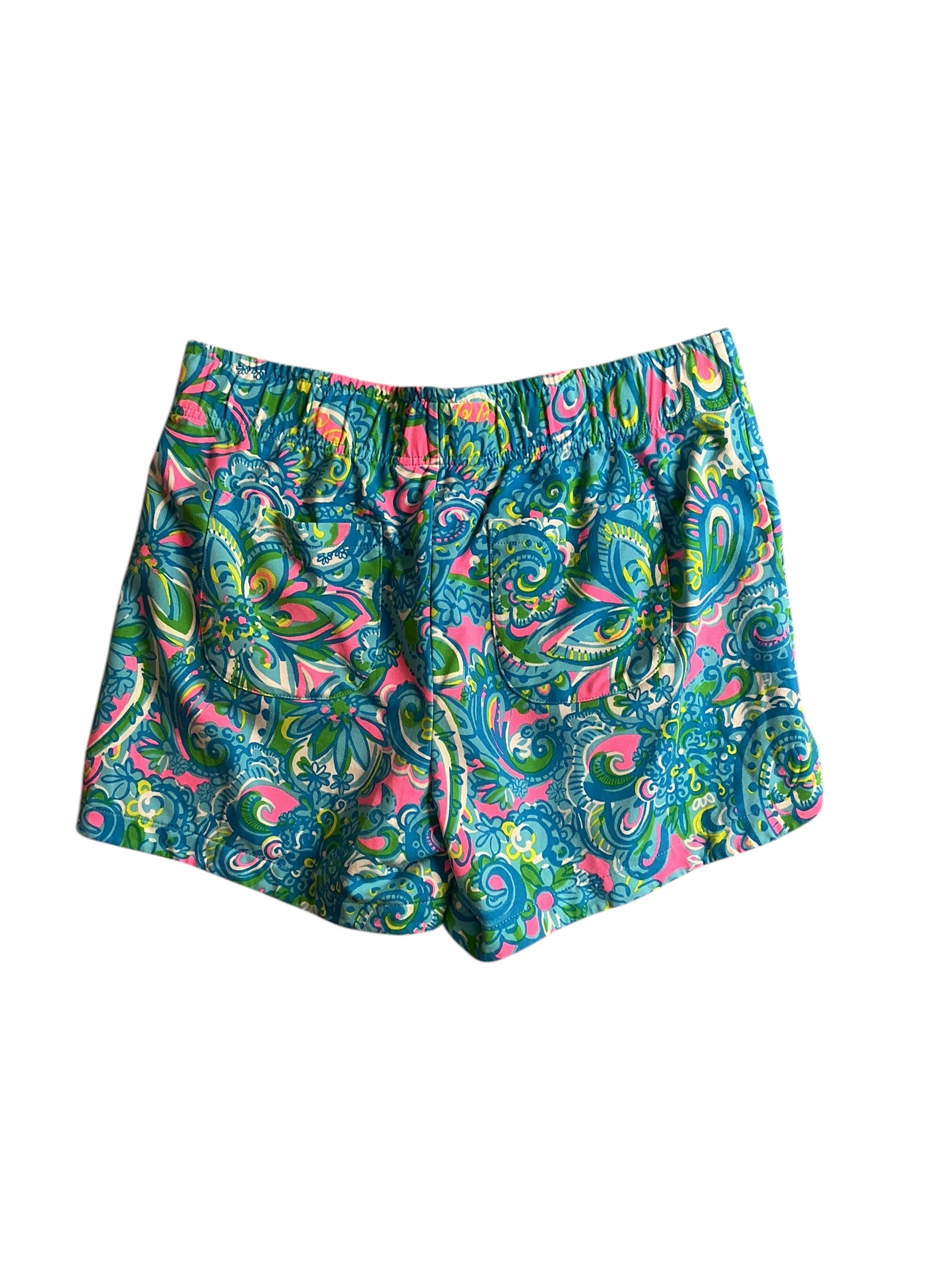 Lilly Pulitzer Shorts Zanzibar Blue Fish - Size L