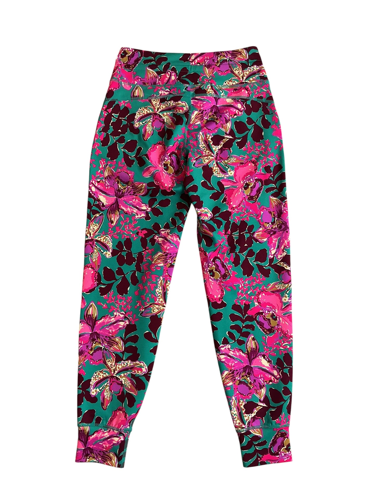 Lilly Pulitzer NWT Island Mid Rise Jogger Blue Rhapsody Orchid You Not - Size S