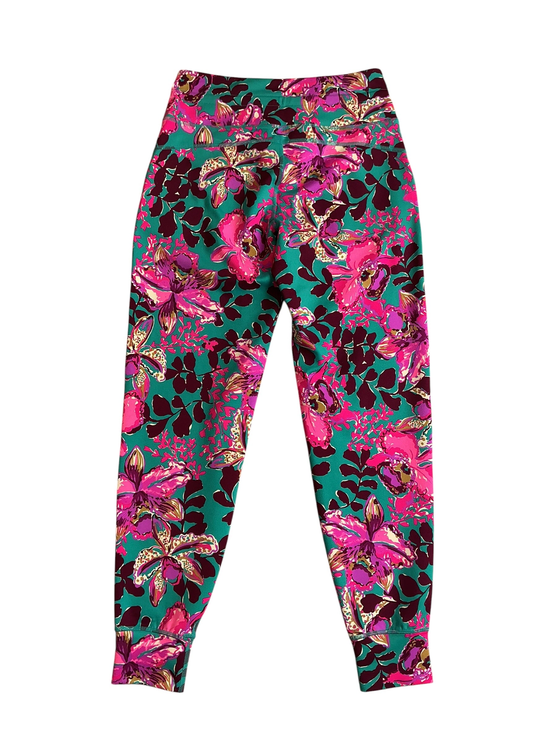 Lilly Pulitzer NWT Island Mid Rise Jogger Blue Rhapsody Orchid You Not - Size S