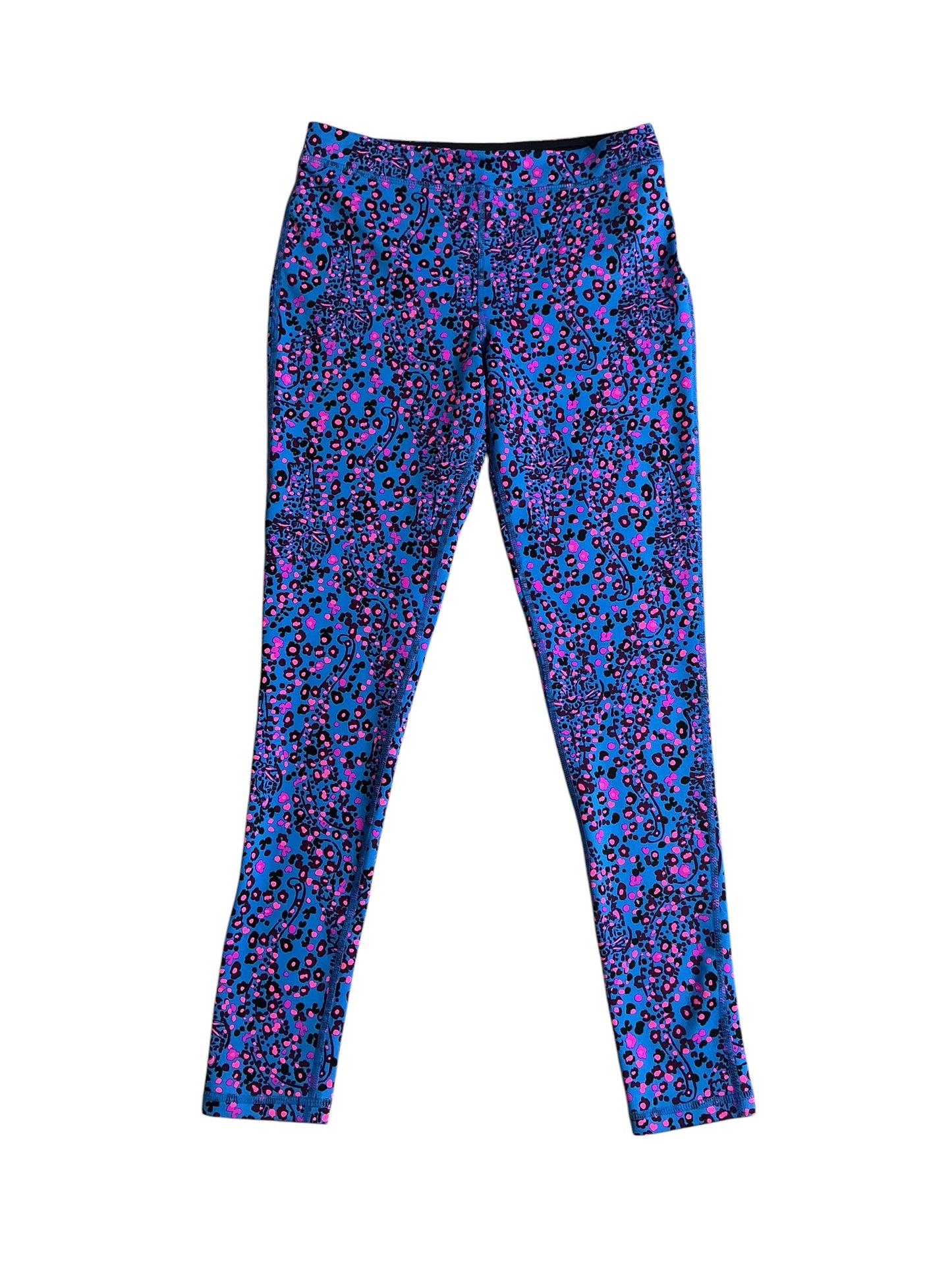 Lilly Pulitzer NWT Girls Mini Weekender Legging Blue Flare Growl and Prowl - Size XL (12-14)