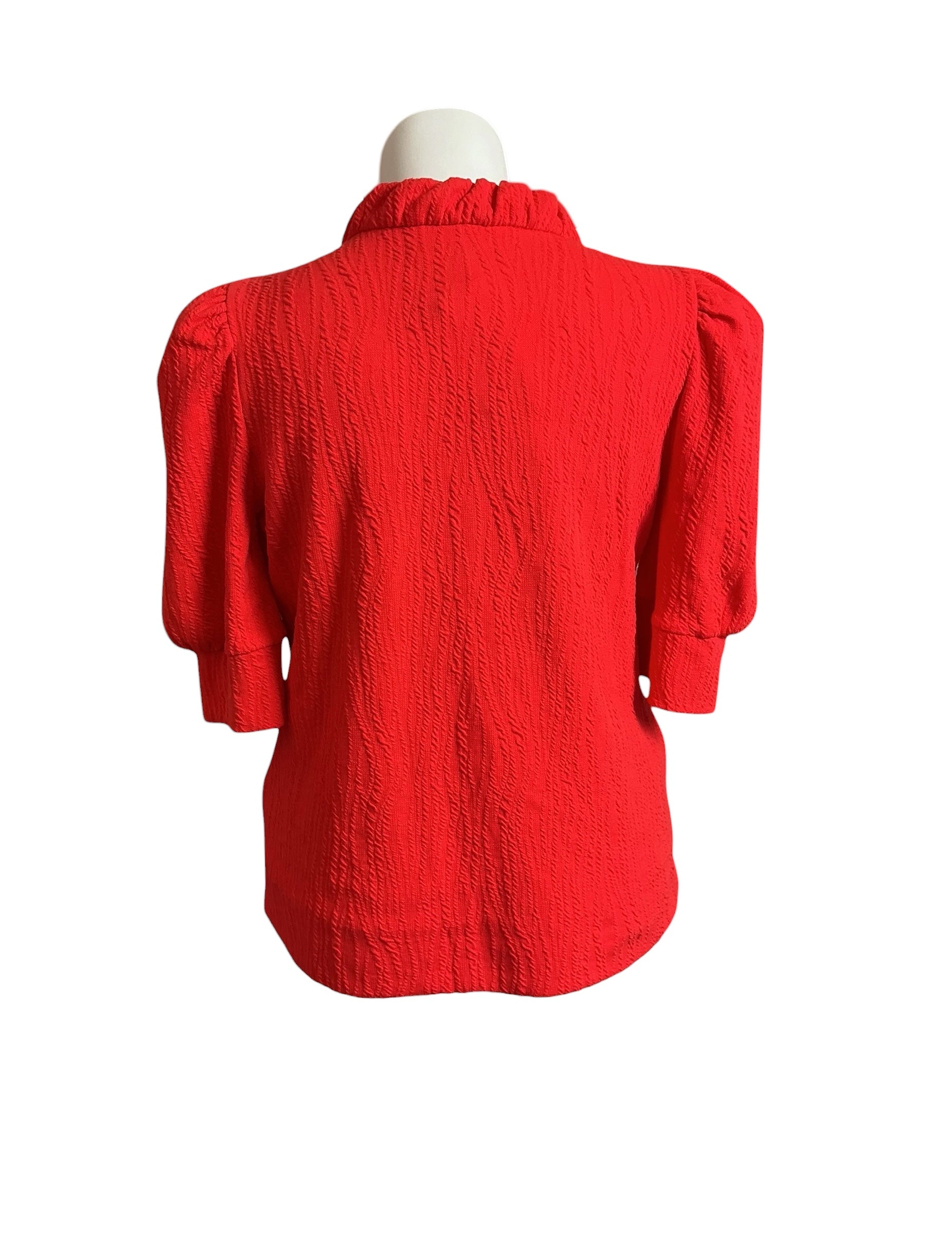 Lilly Pulitzer NWT Elsey Knit Top Rococo Red Wavy Knit Jacquard - Size XL