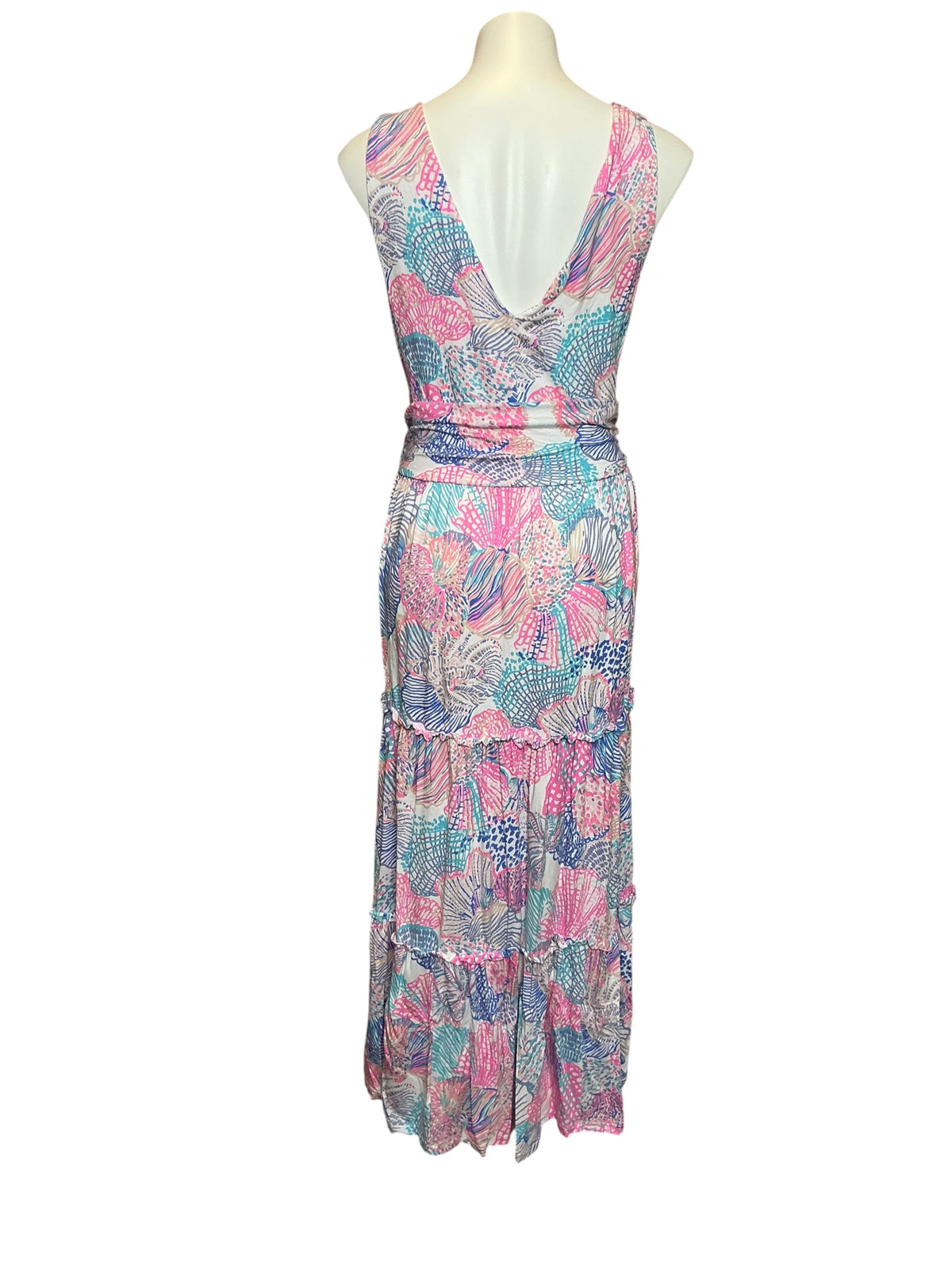 Lilly Pulitzer- Skylar Midi Dress Multi Roar Of The Seas Size XL