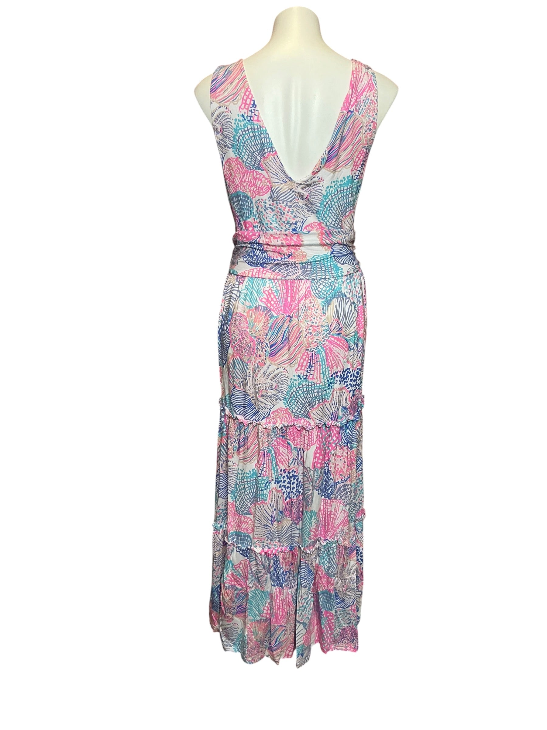 Lilly Pulitzer- Skylar Midi Dress Multi Roar Of The Seas Size XL