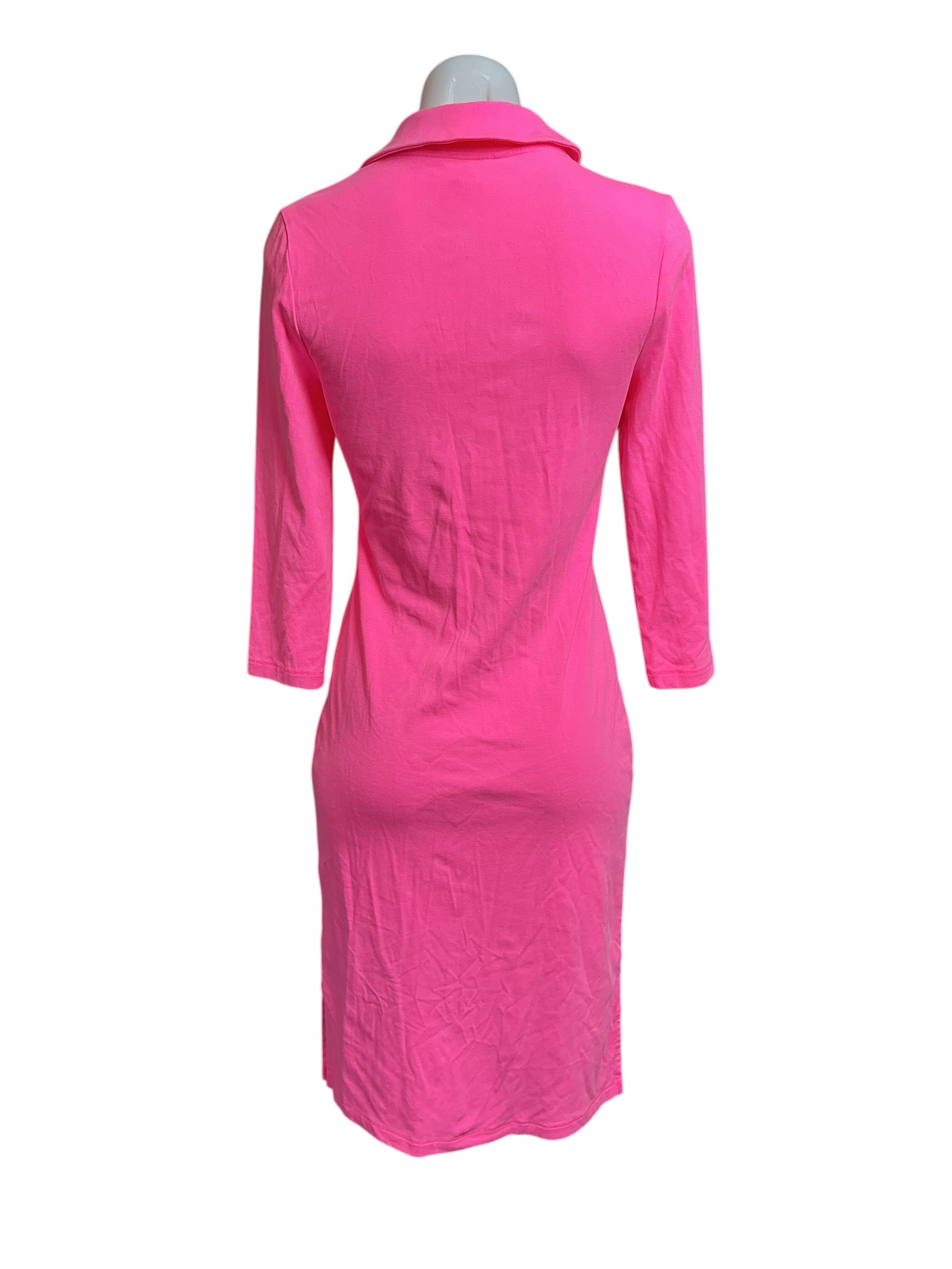 Lilly Pulitzer Reema Sleeve Knee Length Dress - Roxie Pink - Size S
