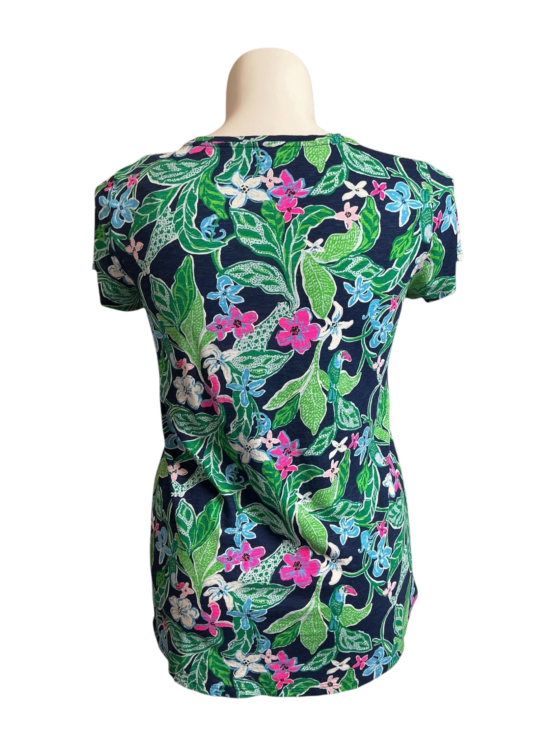 Lilly Pulitzer Etta Scoop Neck Multi Untamed - Size M